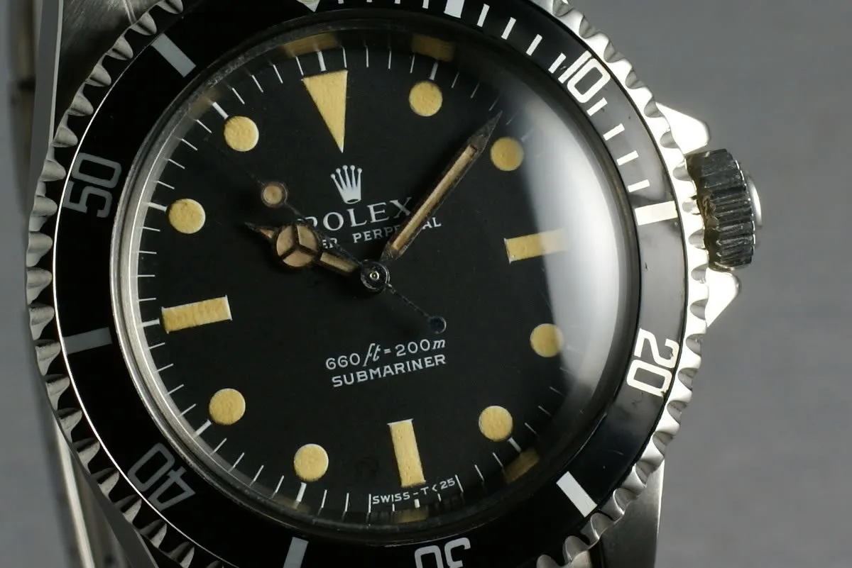 Rolex Submariner Dial 5513 with box and papers