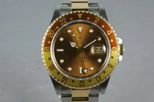 Rolex Two Tone GMT Master II 16713 Root Beer
