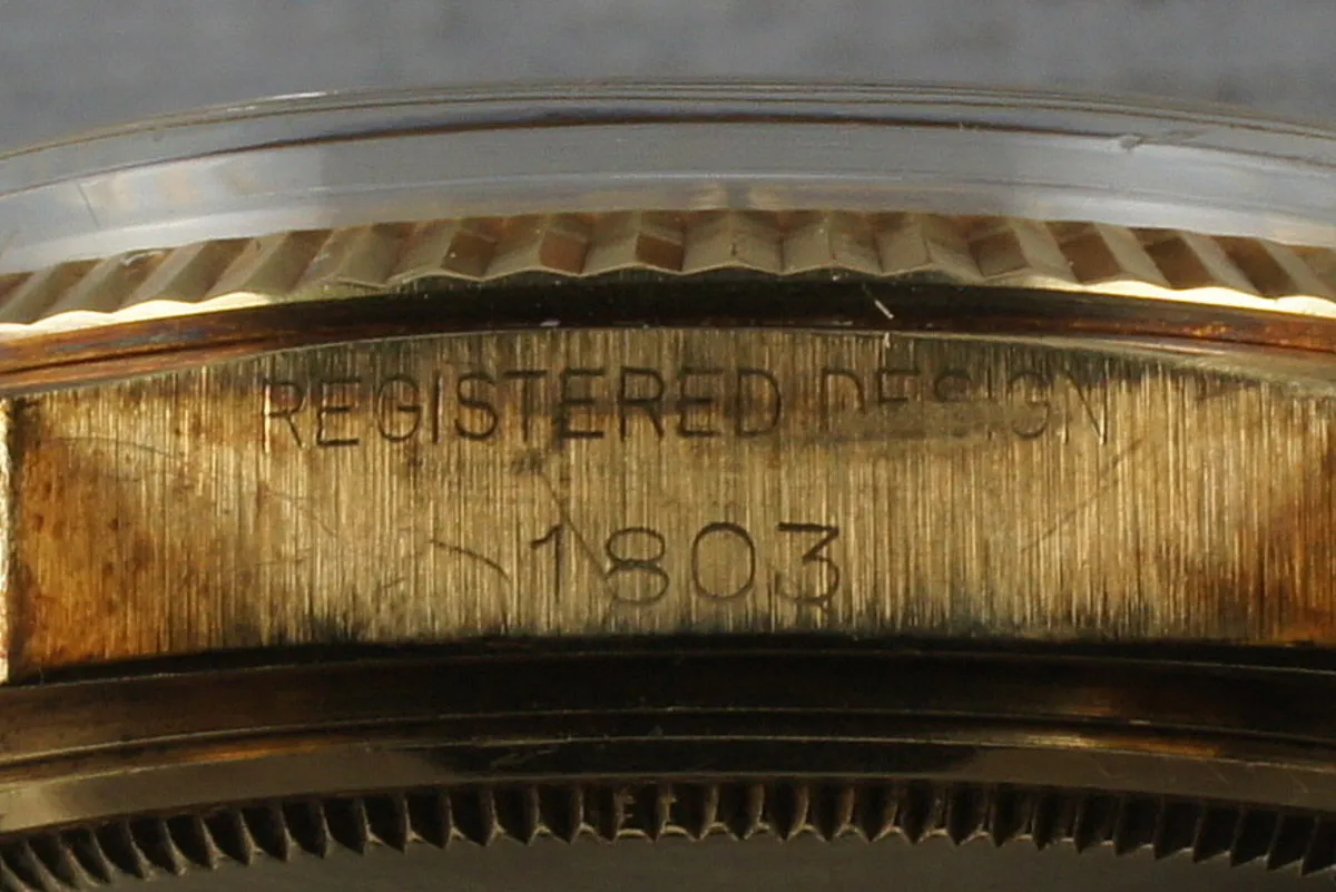 Rolex Vintage 18K YG President 1803 with Linen Dial
