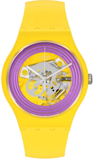 Swatch Purple Rings Yellow