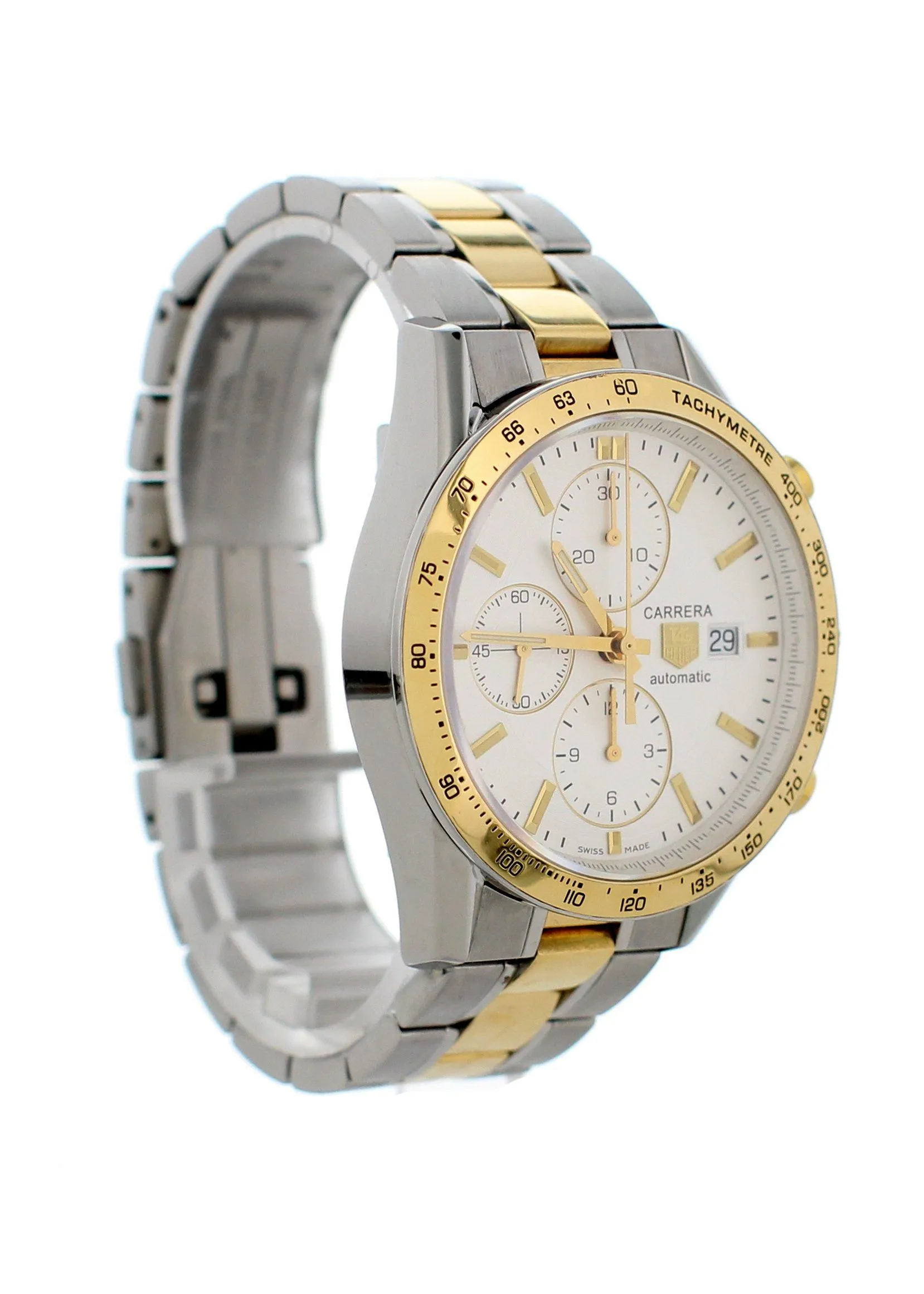 TAG Heuer Carrera Chronograph CV2050 Mens Watch Box Papers