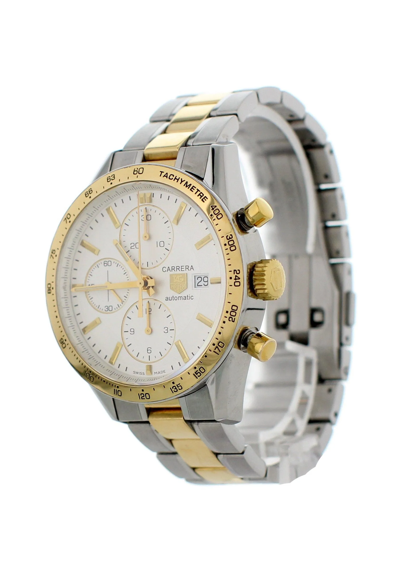TAG Heuer Carrera Chronograph CV2050 Mens Watch Box Papers