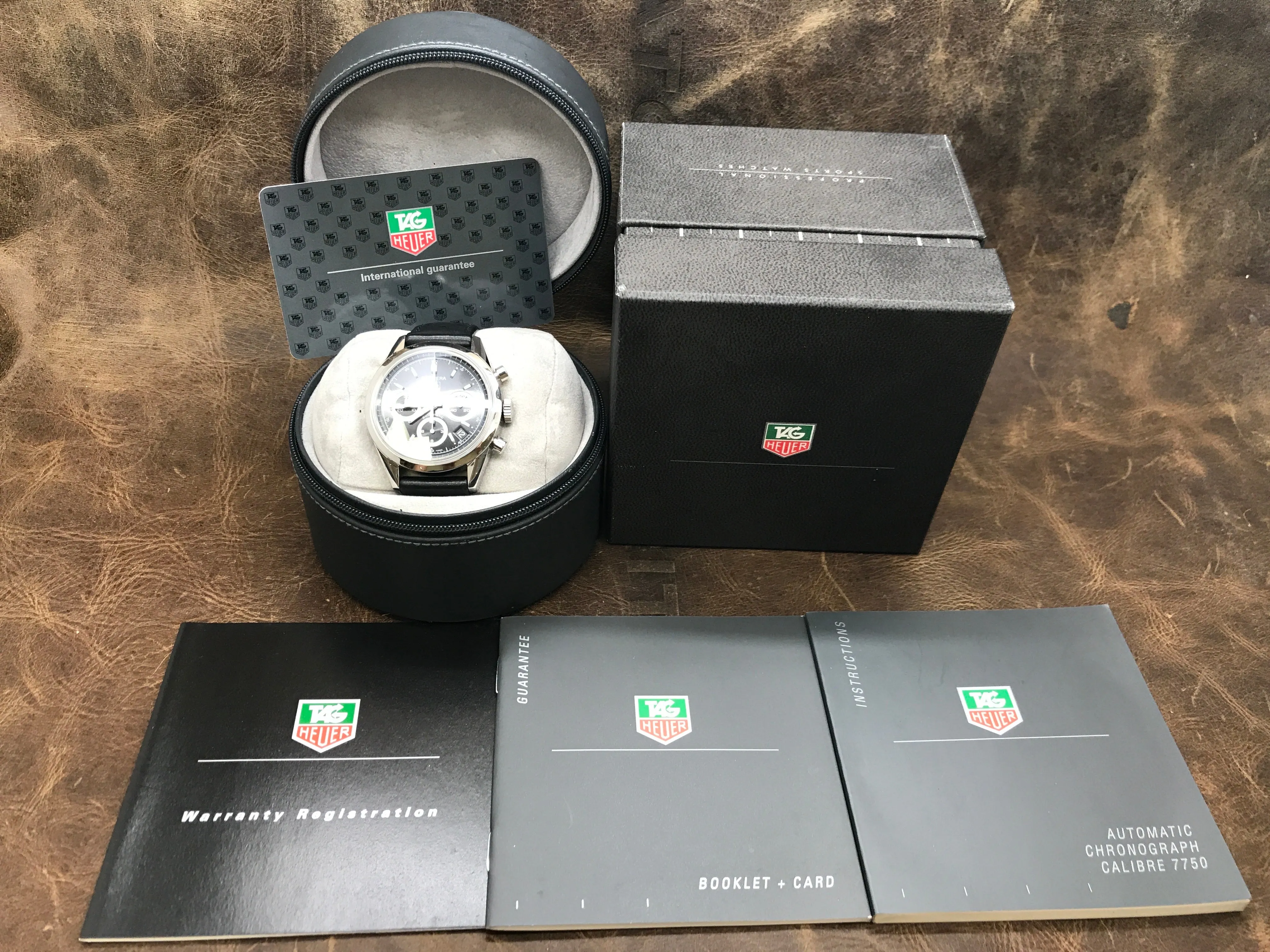 TAG Heuer Carrera CV2113-0 Black Dial Automatic Men's Watch
