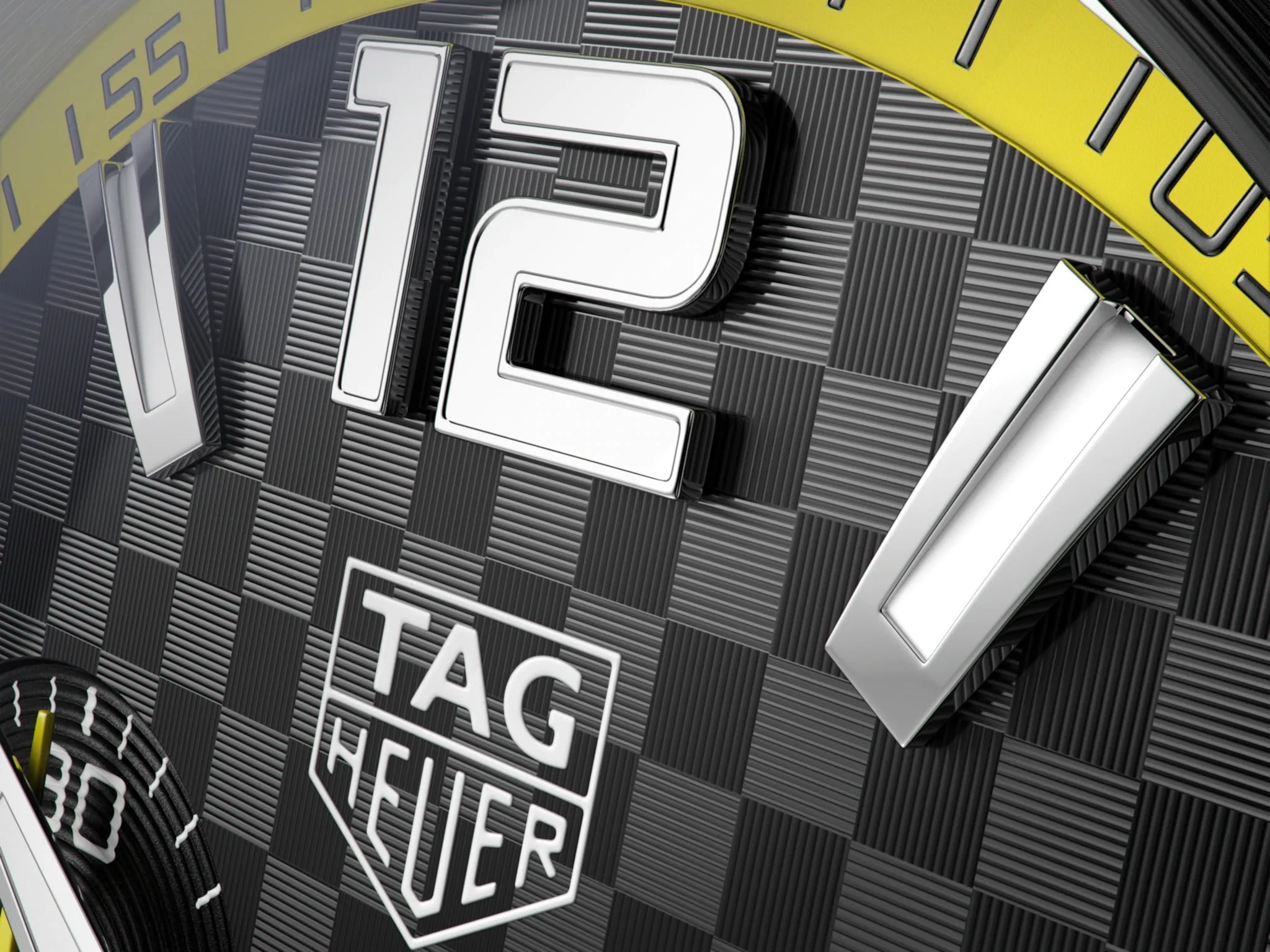 TAG Heuer Formula 1 Chronograph Stainless Steel Black Dial Black Rubber Strap Date Divers Quartz Mens Watch CAZ101AC.FT8024