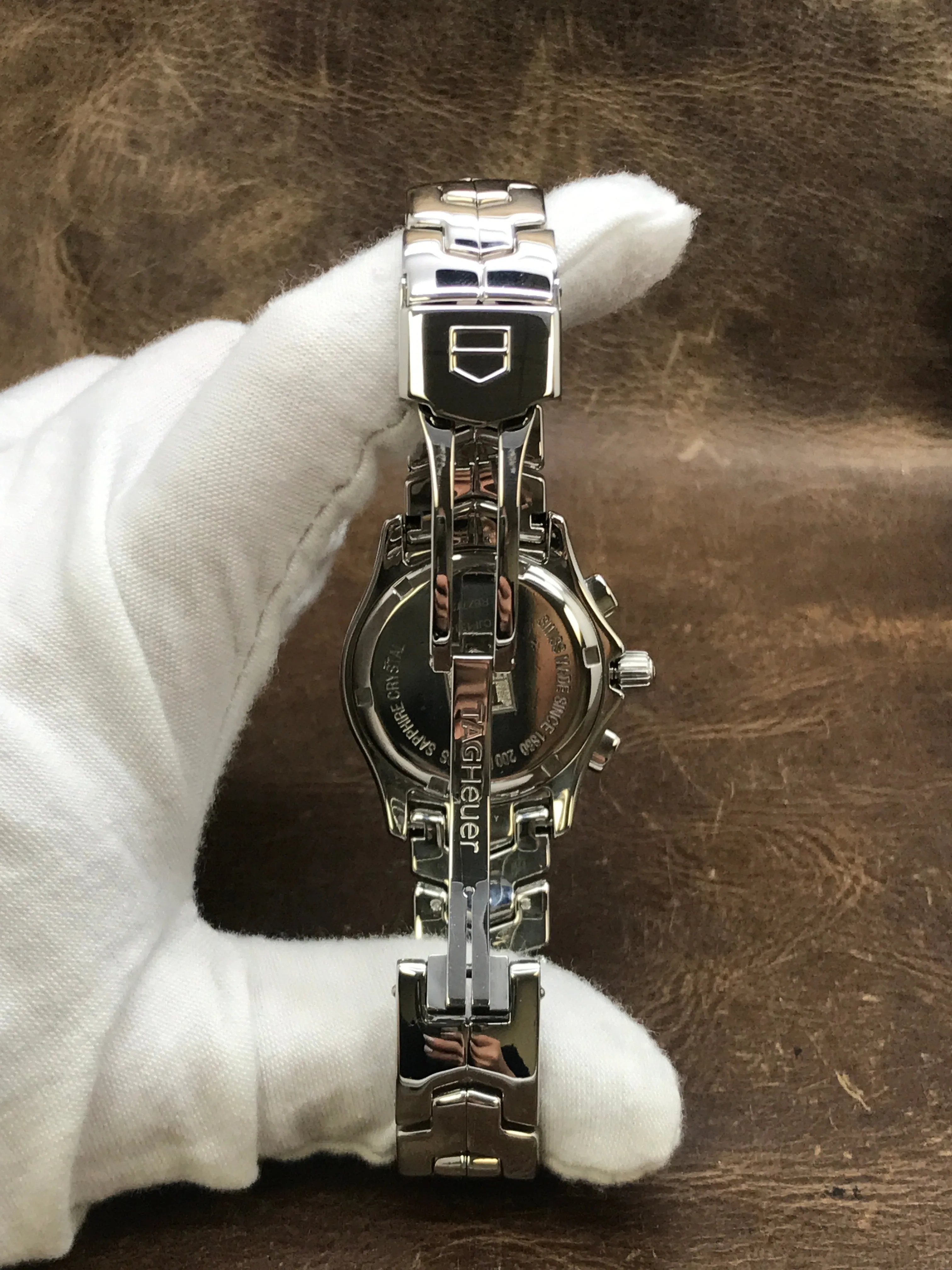 TAG Heuer Link Chronograph CJF1314 Mother of Pearl Dial Quartz Women's Watch