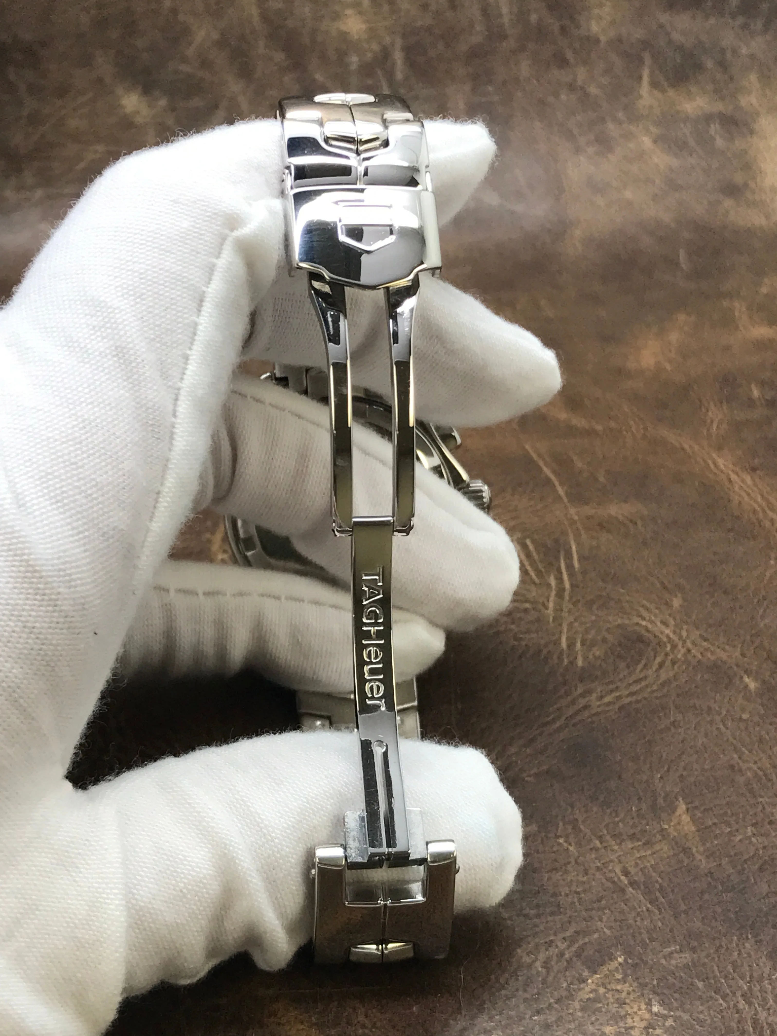 TAG Heuer Link Chronograph CJF1314 Mother of Pearl Diamond Dial Quartz Women's Watch