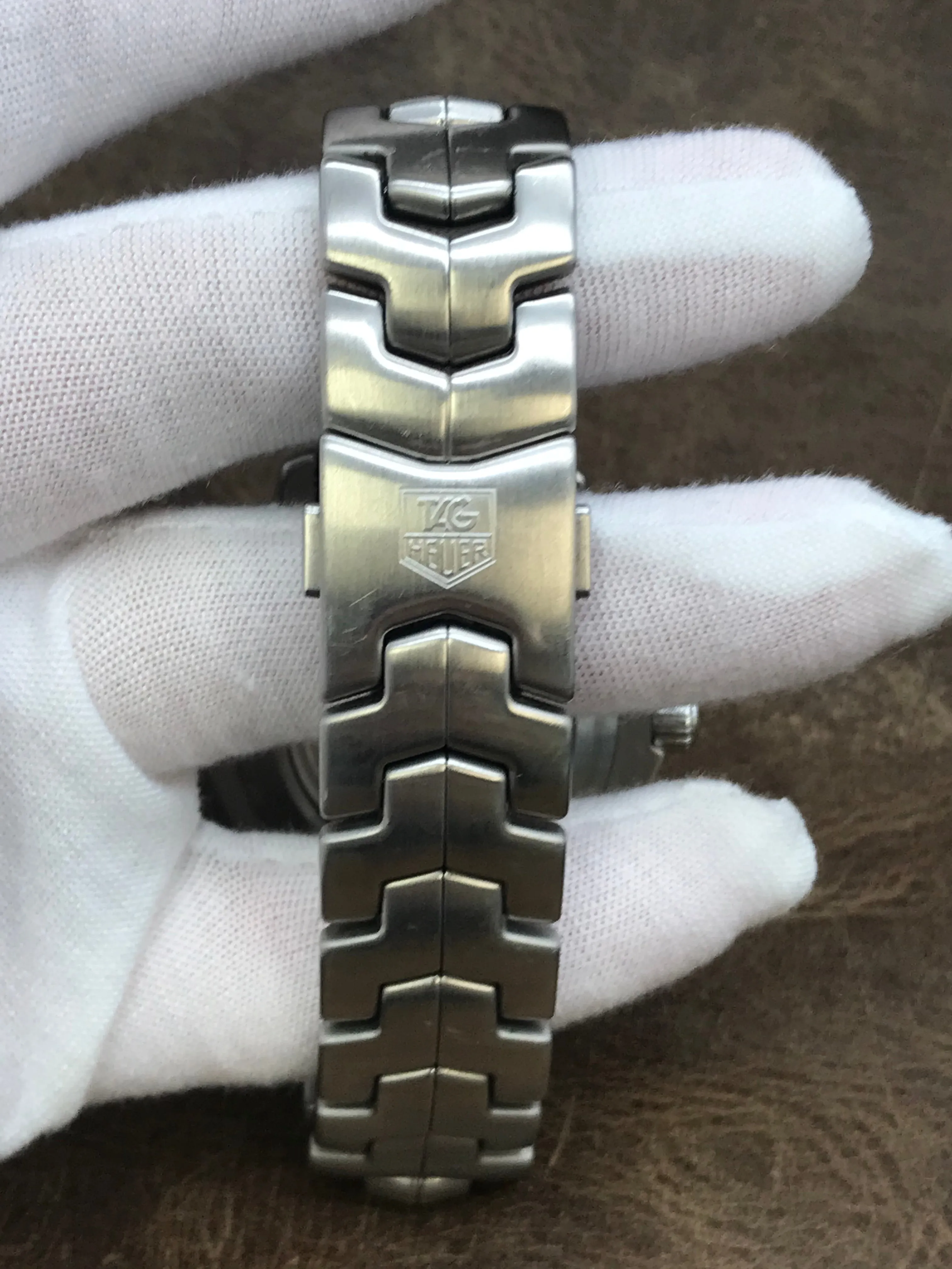 TAG Heuer Link Chronograph Link CJF2115 Grey Dial Automatic  Men's Watch