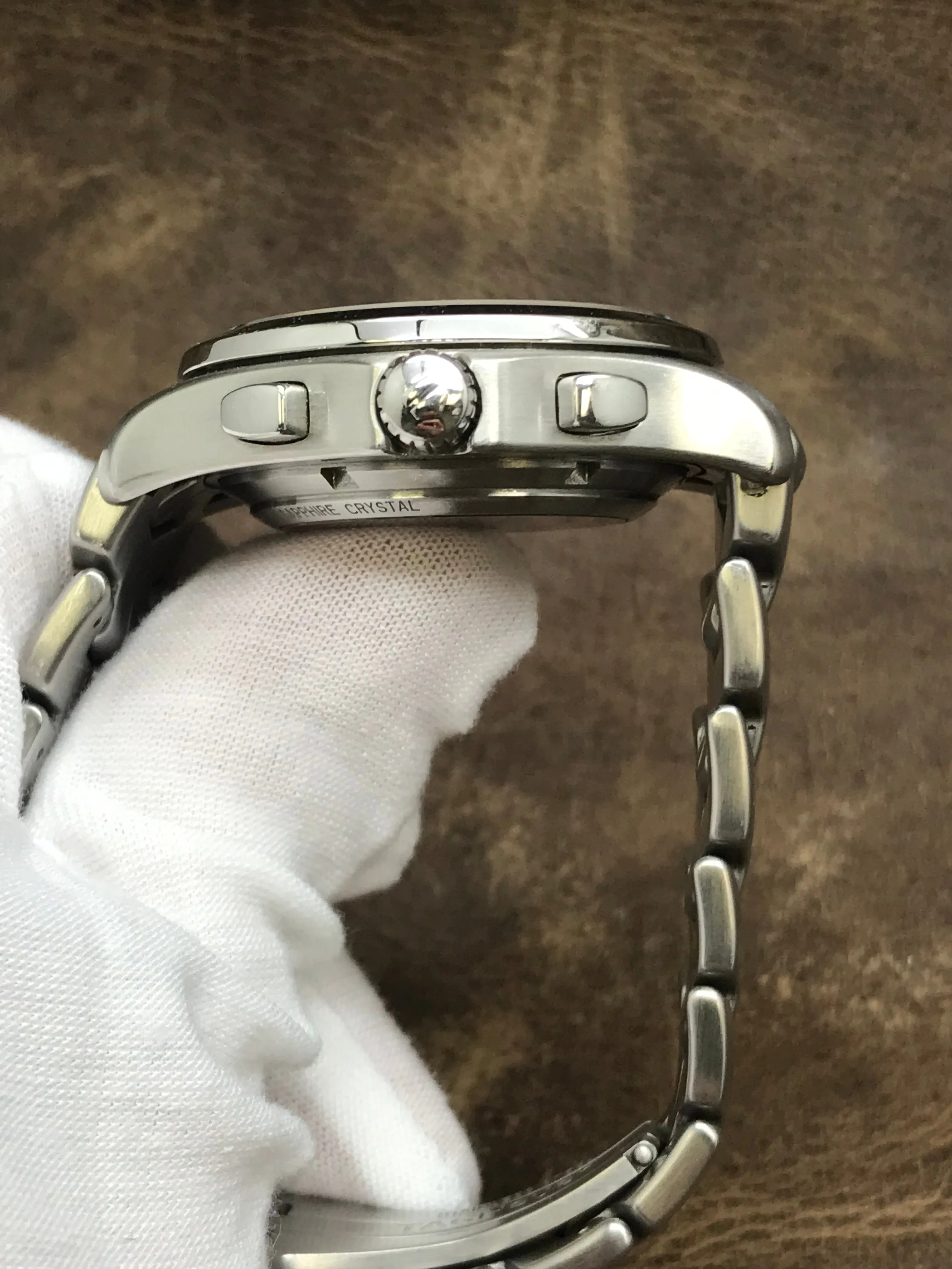 TAG Heuer Link Chronograph Link CJF2115 Grey Dial Automatic  Men's Watch