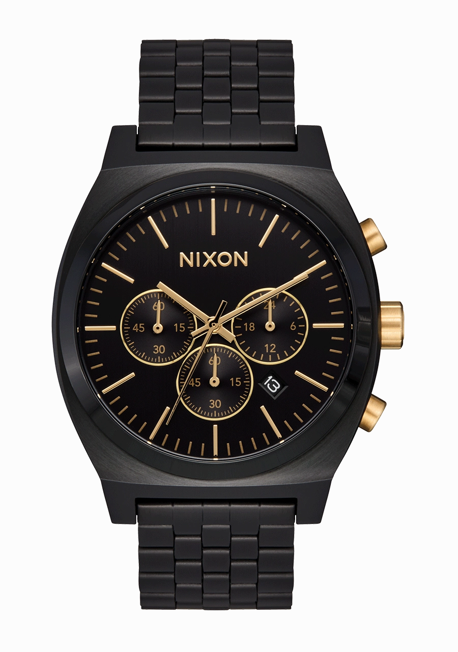 Time Teller Chrono - Black / Black / Gold