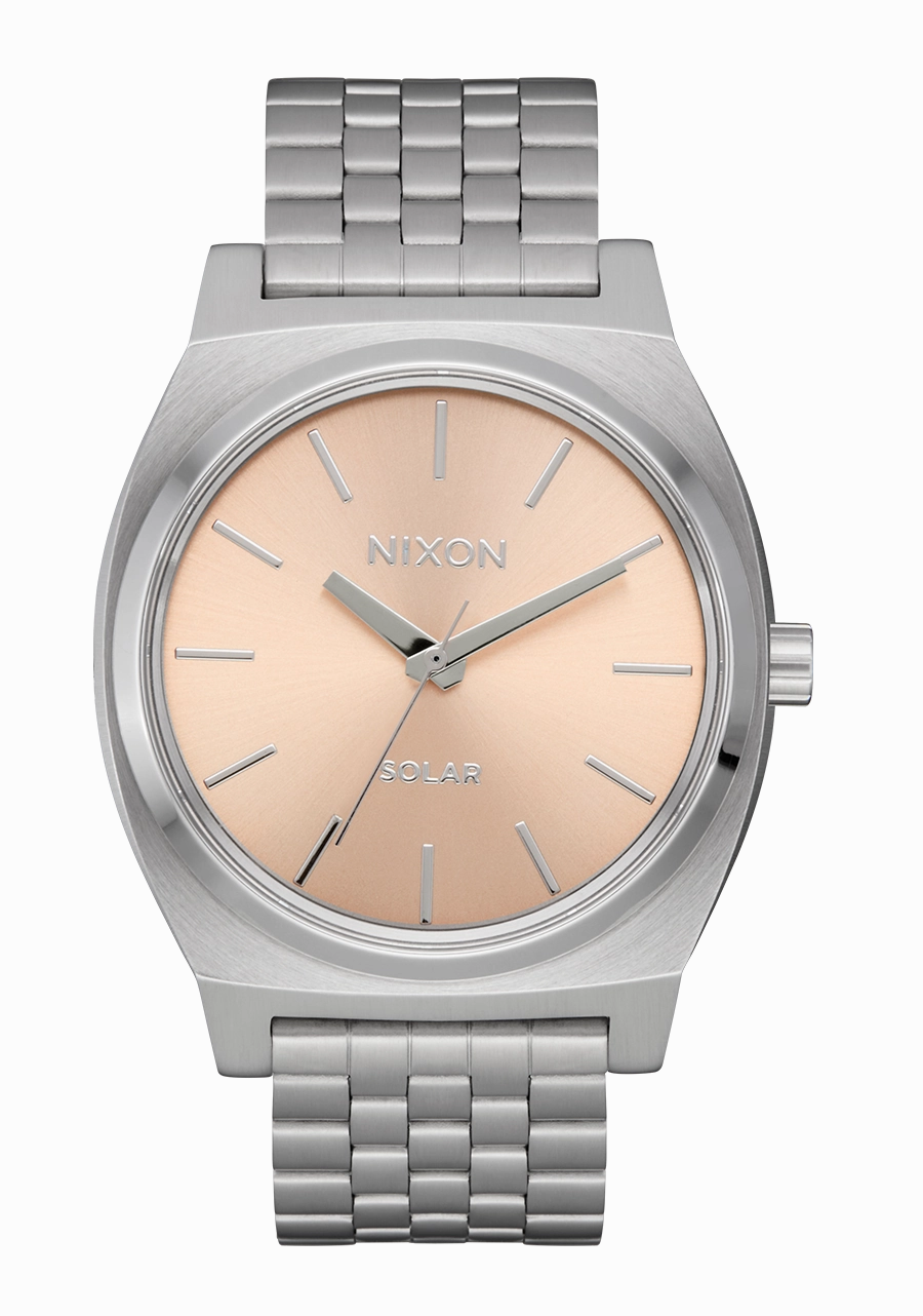 Time Teller Solar - Silver / Salmon