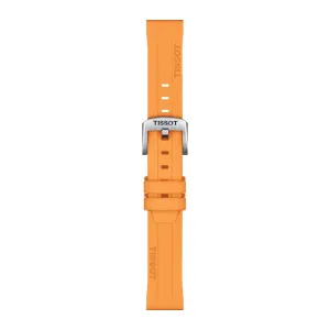 Tissot Official Orange Silicone Strap Lugs 18mm