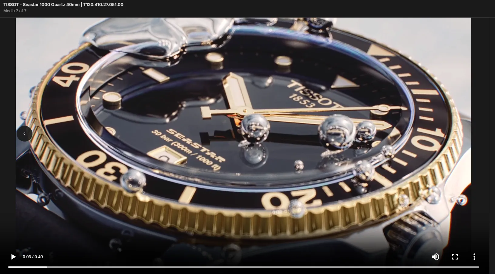 TISSOT - Seastar 1000 Quartz 40mm | T120.410.22.051.00
