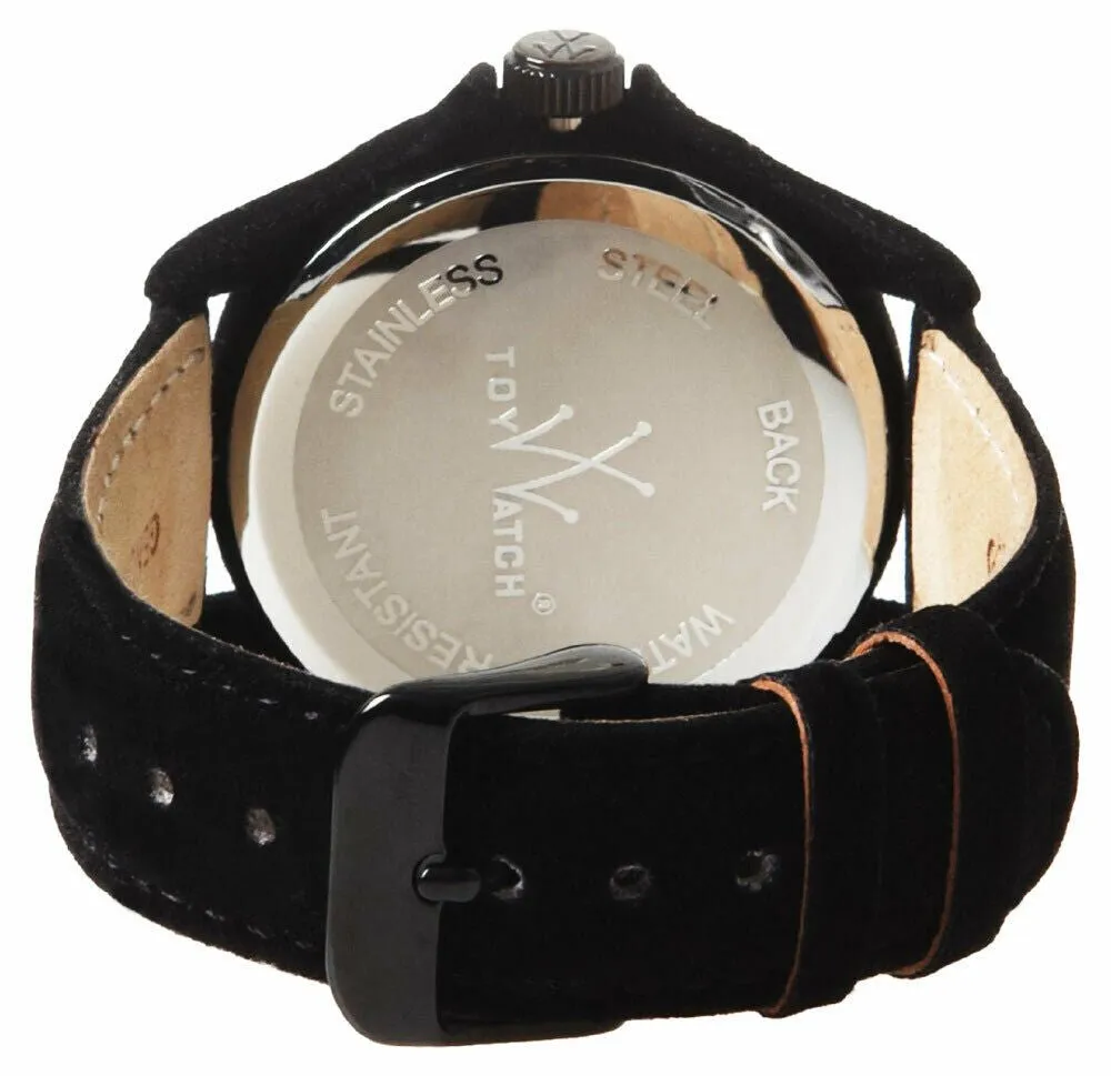 ToyWatch Sartorial Black Velvet Touch Womens Strap Watch PE01BK