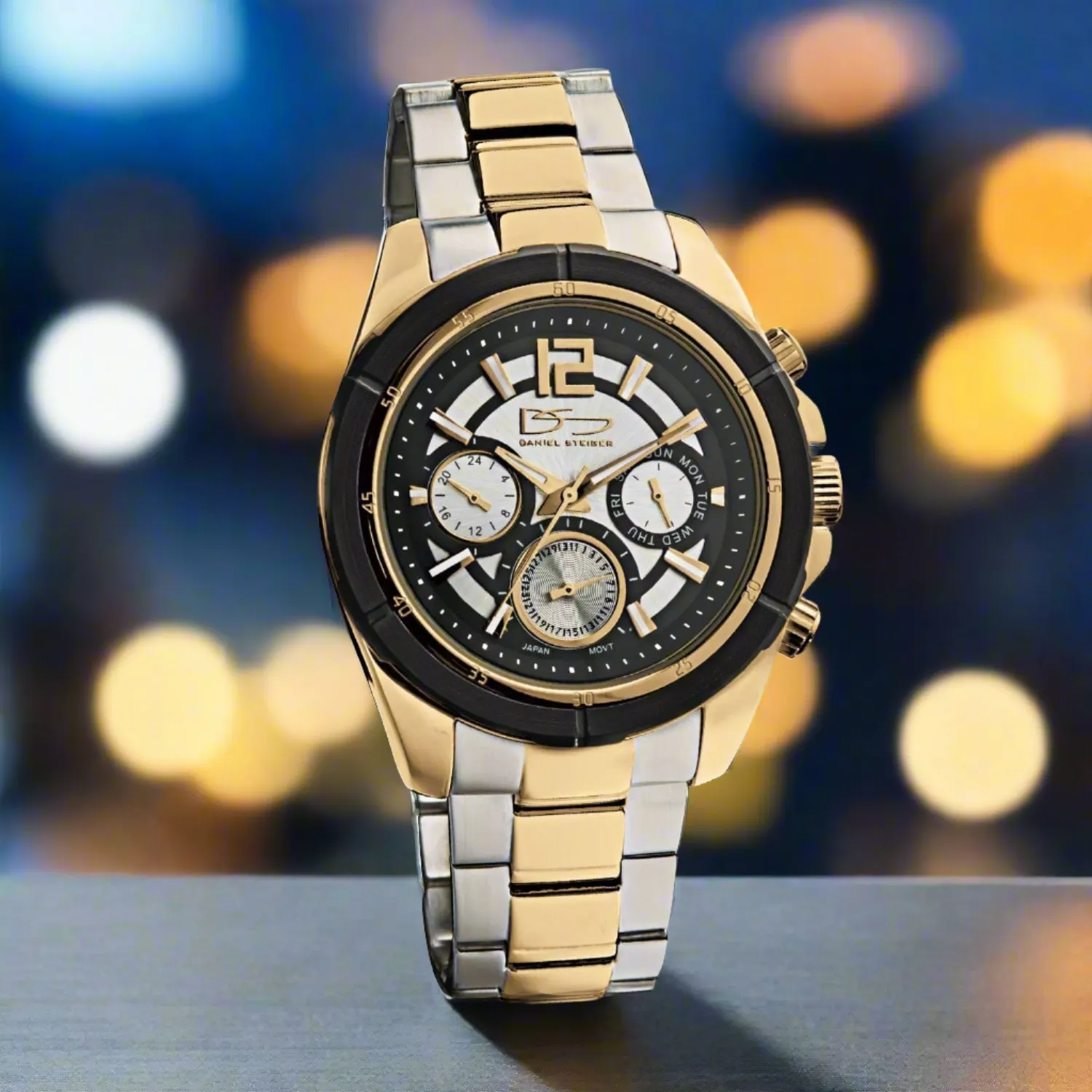 Troyano Yellow Gold Multi-Function Watch
