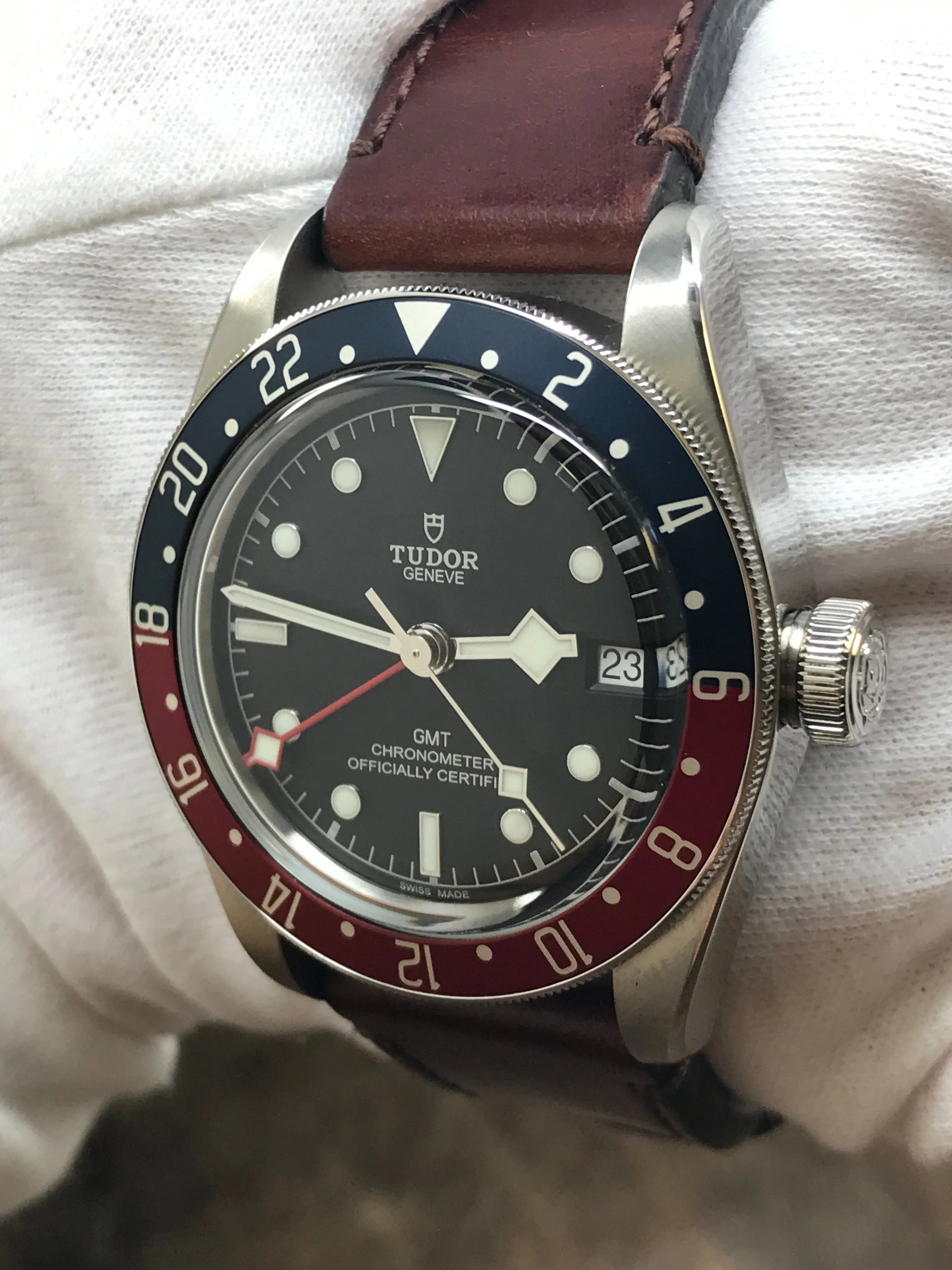 Tudor Black Bay GMT Pepsi 79830RB Black Dial Automatic Men's Watch