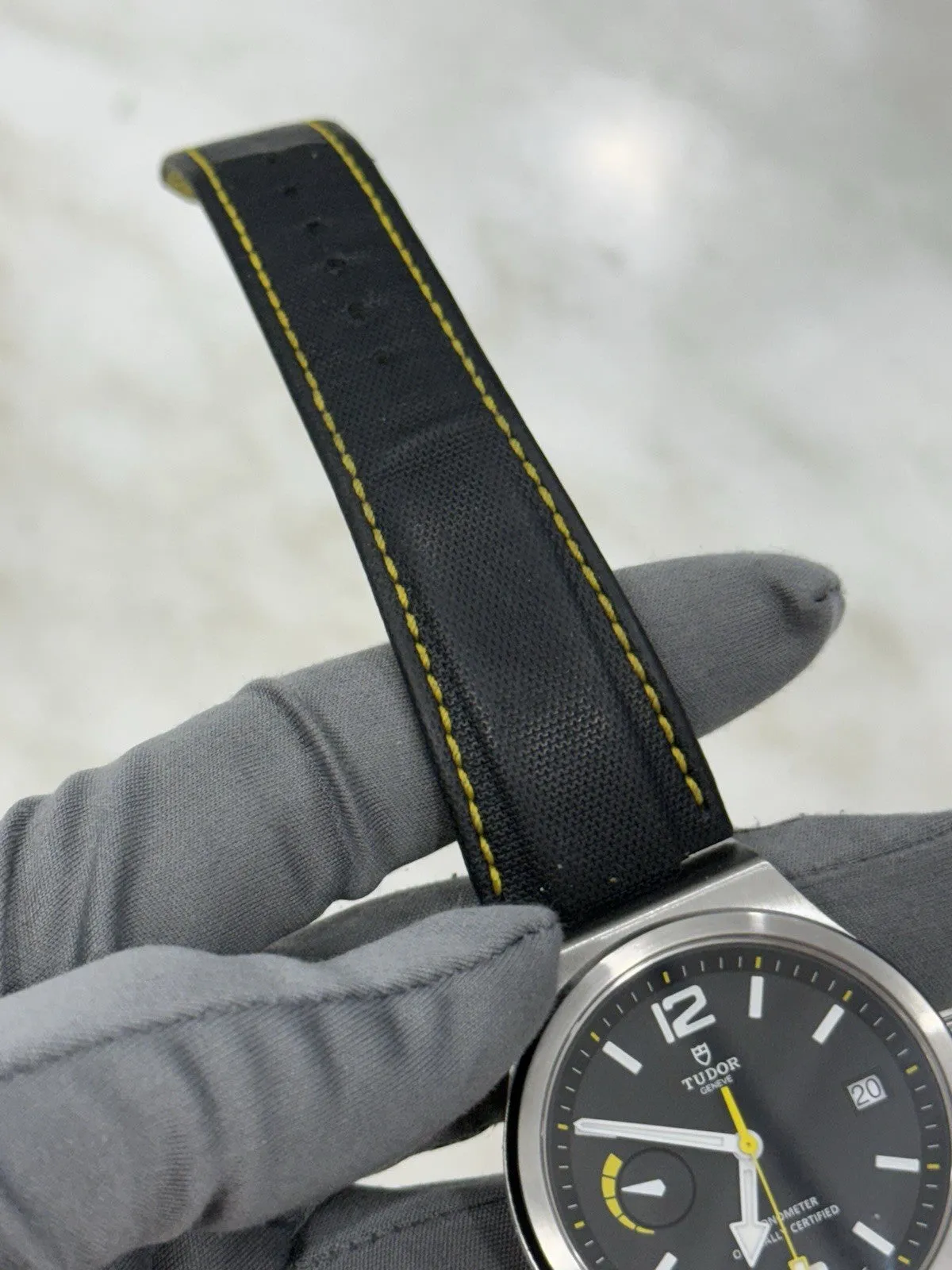 Tudor North Flag 91210N Steel Black Dial Mens 40mm Black Dial Automatic Watch