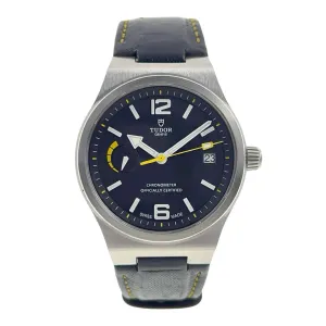 Tudor North Flag 91210N Steel Black Dial Mens 40mm Black Dial Automatic Watch
