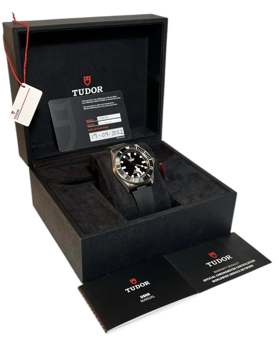 Tudor Pelagos Titanium Black Dial 42mm Automatic Movement Men’s Watch 25407N