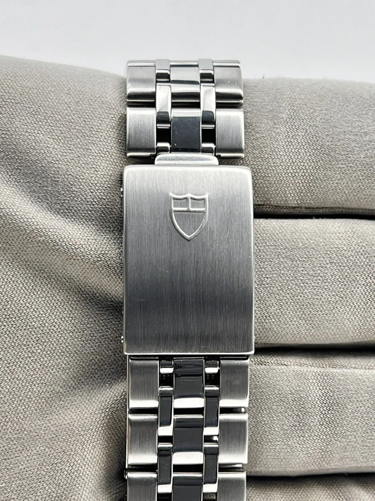 Tudor Prince Date Day 76200 Black Dial Automatic Stainless Steel Men's Watch