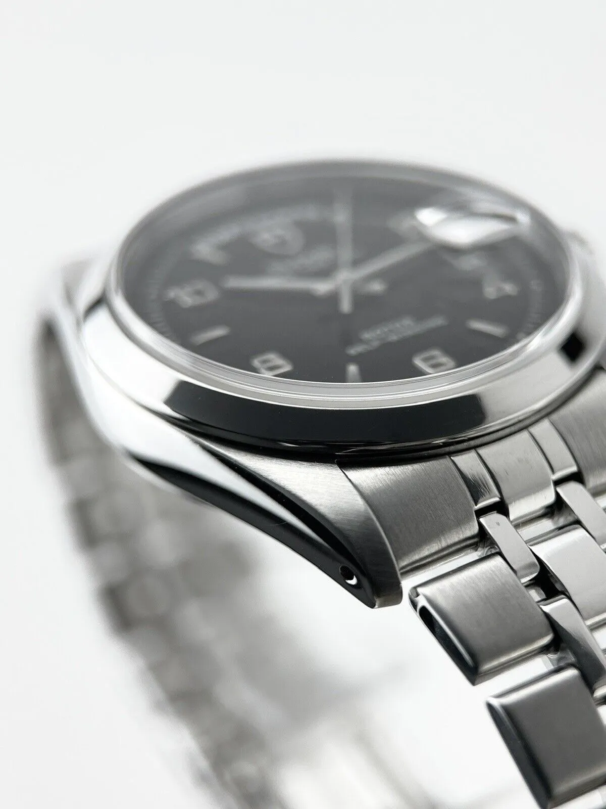 Tudor Prince Date Day 76200 Black Dial Automatic Stainless Steel Men's Watch