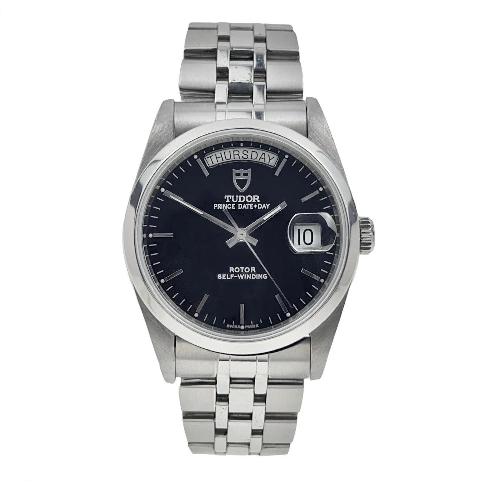 Tudor Prince Date Day Stainless Steel 36mm Automatic Men’s Watch 76200