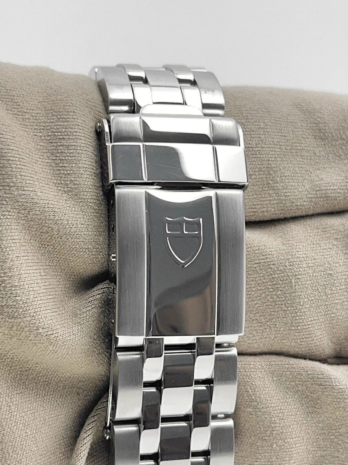 Tudor Prince Date Stainless Steel Black 40mm Mens Automatic Watch 79280P