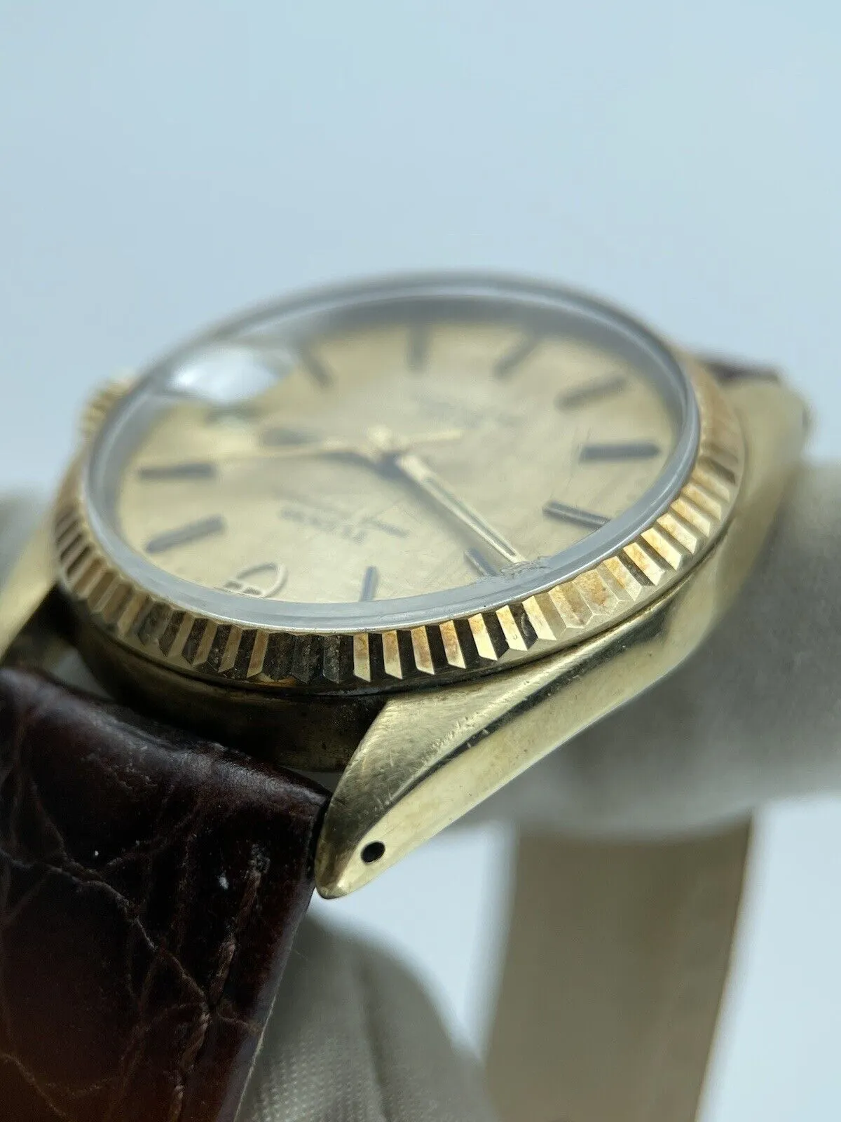 Tudor Prince Oysterdate Automatic Watch Mens Gold Capped Ref. 75205