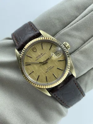 Tudor Prince Oysterdate Automatic Watch Mens Gold Capped Ref. 75205