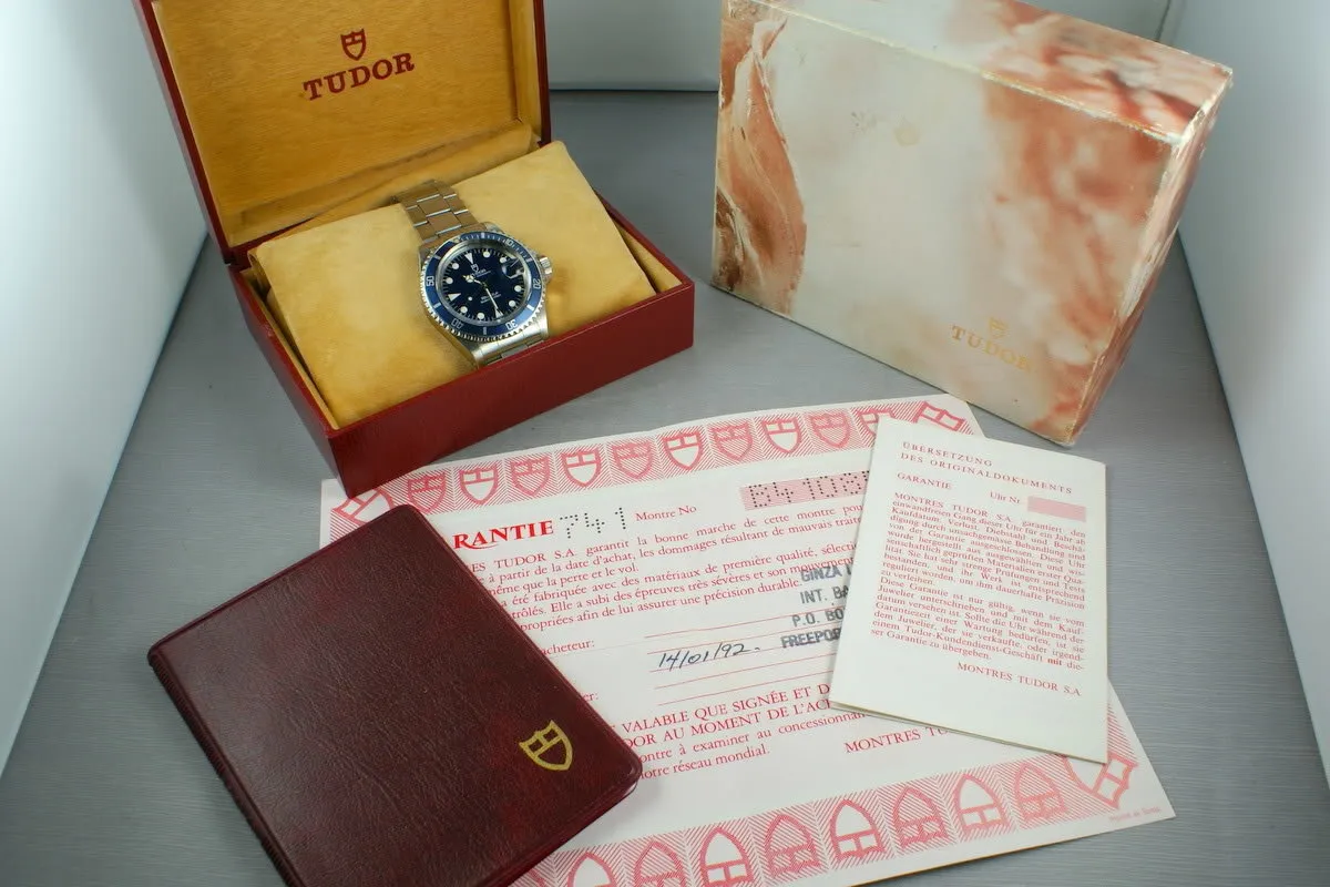 Tudor Submariner  79090 with Box and Papers