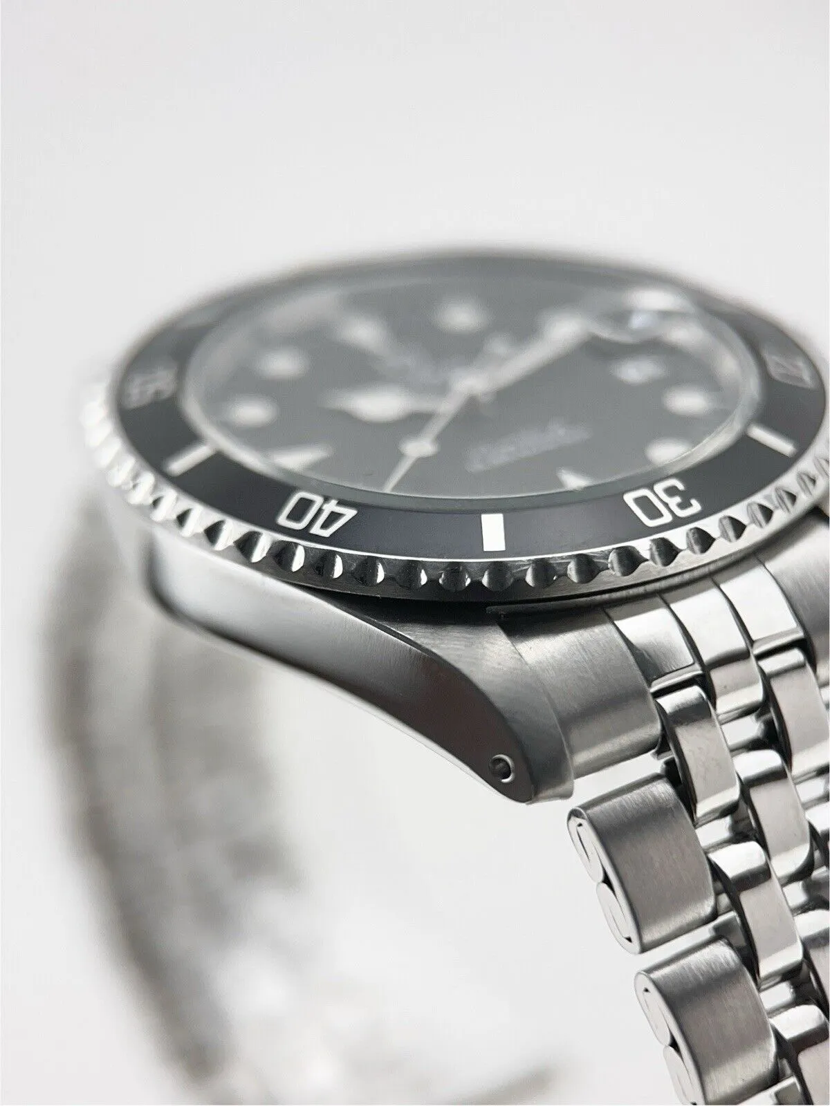 Tudor Submariner Stainless Steel Black Dial 36mm Automatic Mens Watch 75090