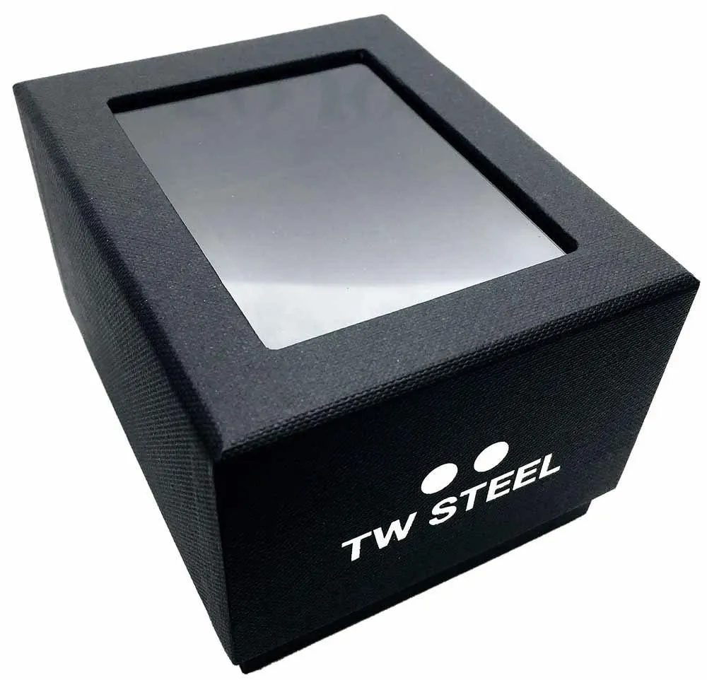 TW Steel Ceo Adesso Chronograph Stainless Steel Caramel Leather Strap Black Dial Quartz Date Mens Watch CE7004