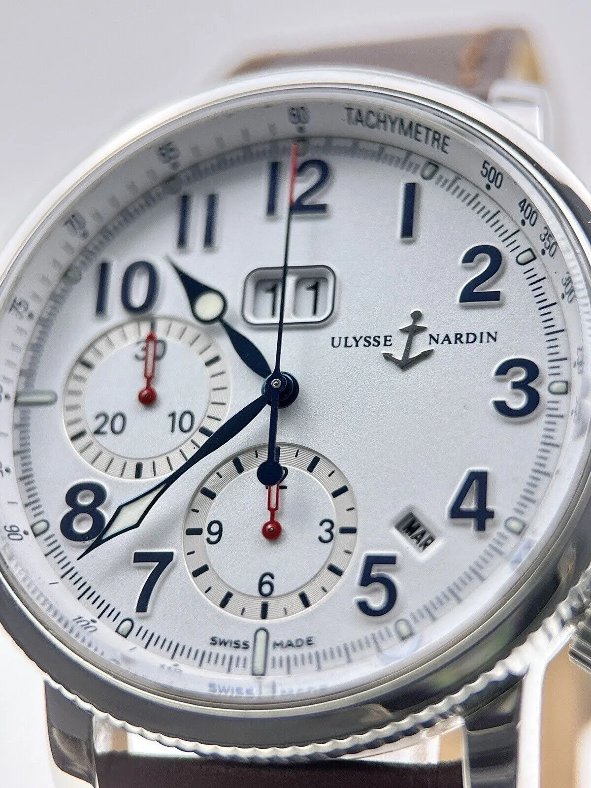 Ulysse Nardin Marine Annual Calendar Chronograph 513-22 Men’s Watch