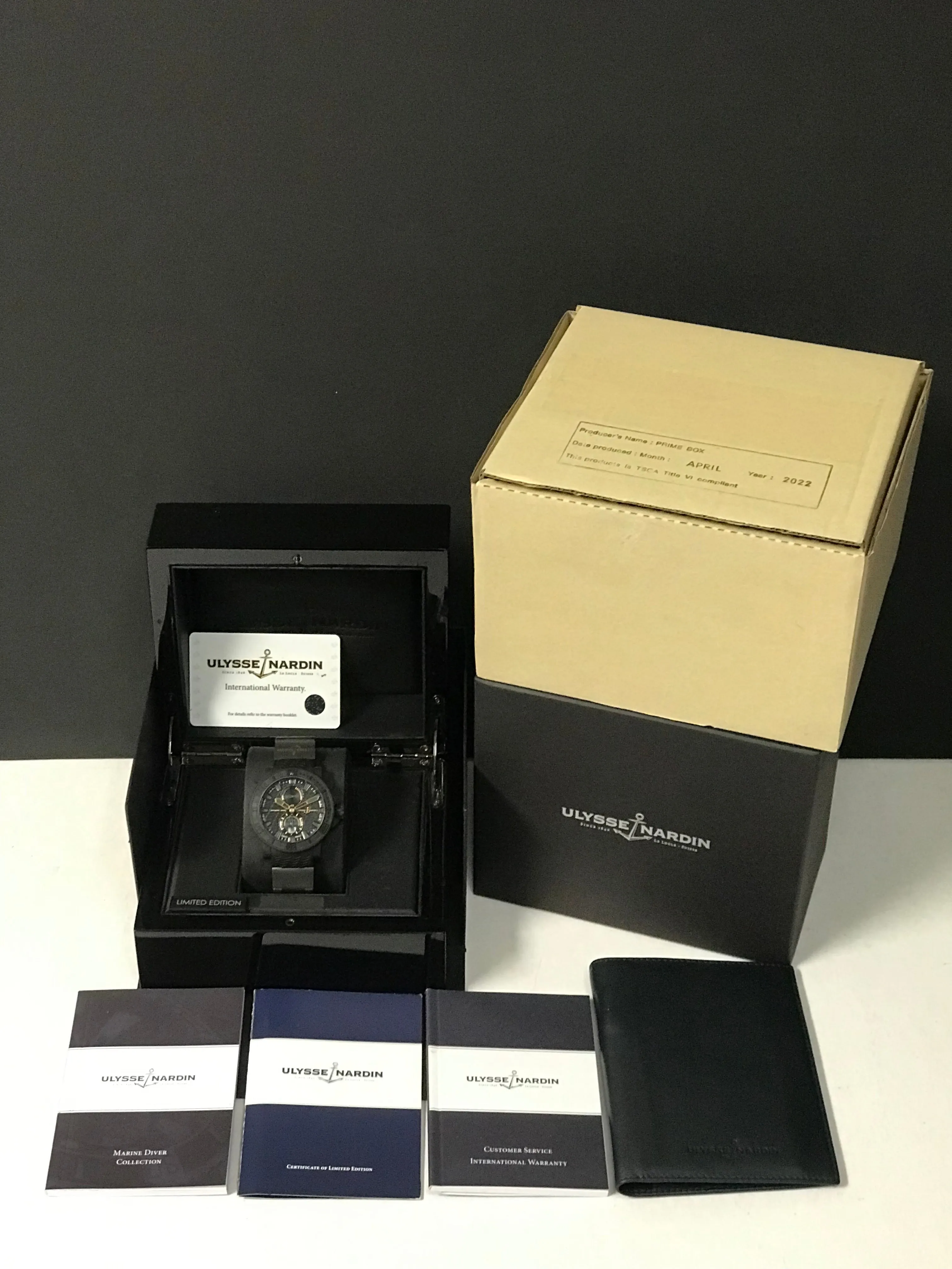 Ulysse Nardin Maxi Marine Diver Black Sea 263-92 Black Dial Automatic Men's Watch