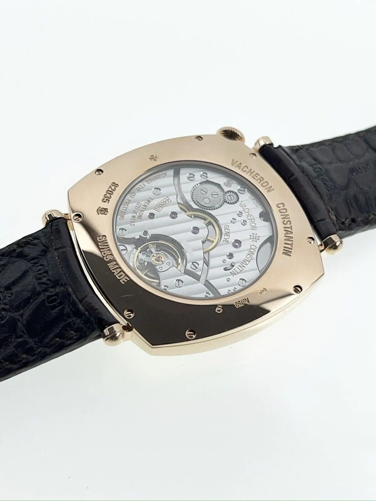Vacheron Constantin 1921 18k Rose Gold White 40mm Manual Wind Men’s Watch
