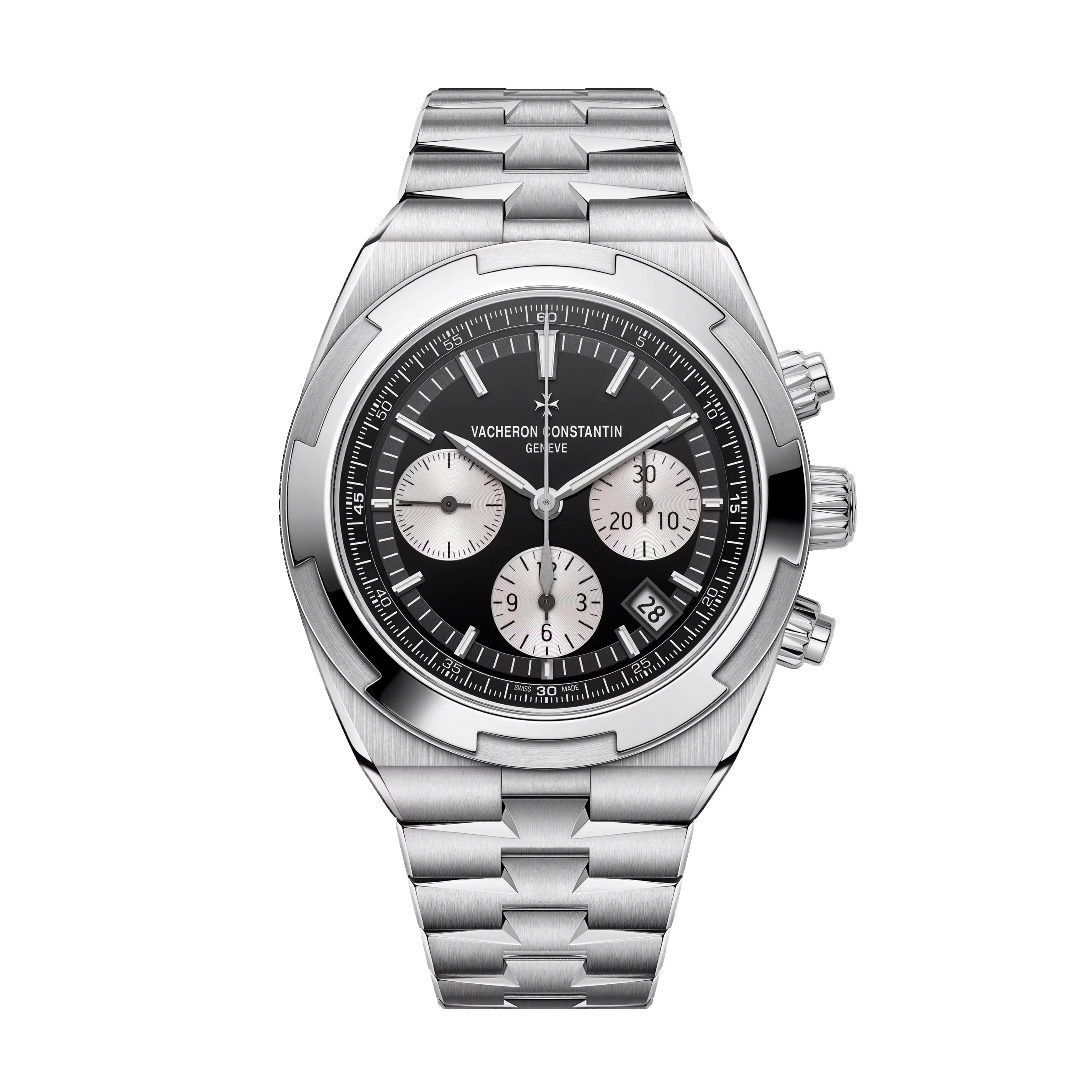 VACHERON CONSTANTIN OVERSEAS CHRONOGRAPH WATCH, 42.5MM BLACK DIAL, 5520V/210A-B481
