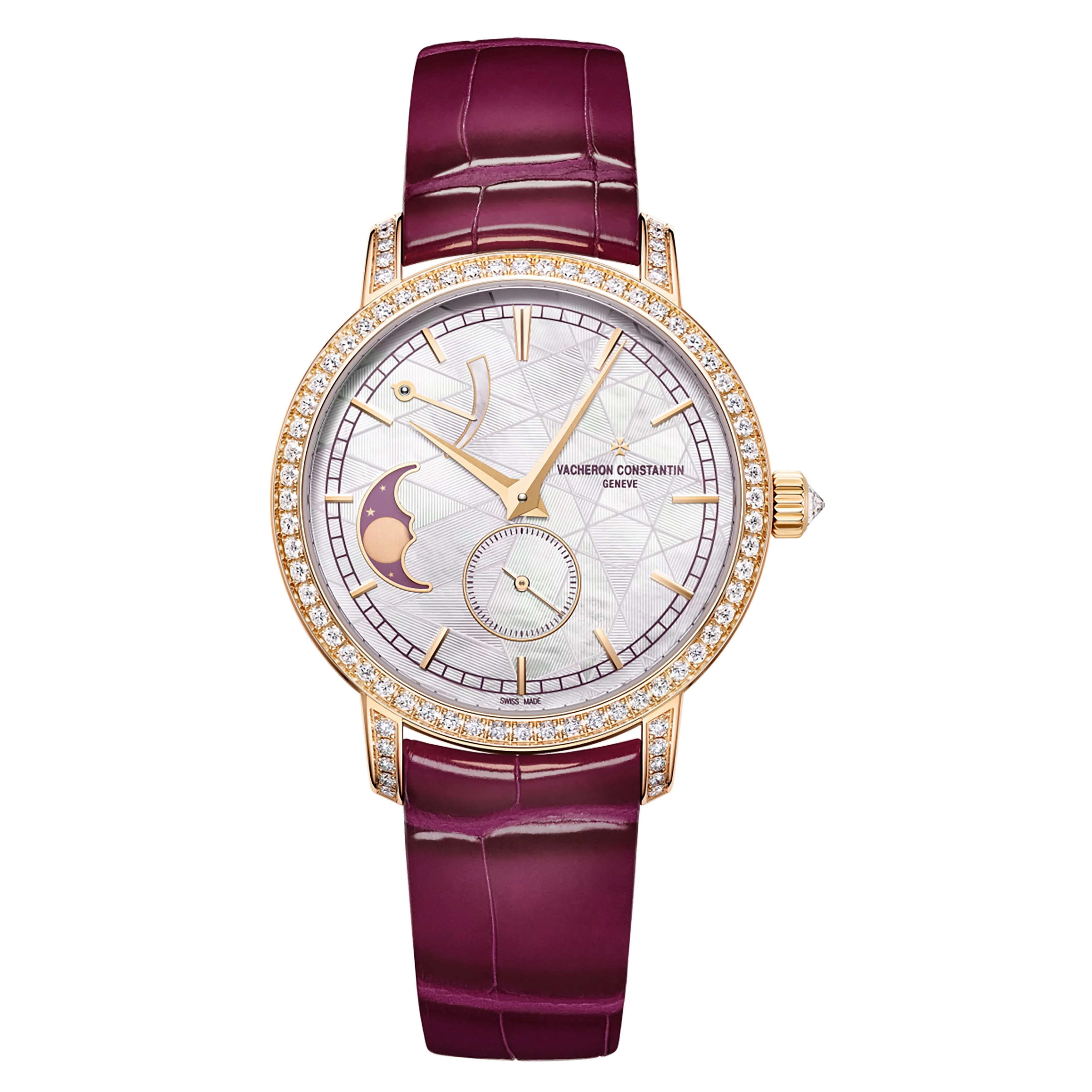 Vacheron Constantin Traditionnelle Moon Phase Watch, 36mm Mother of Pearl Dial, 83570/000R-H060