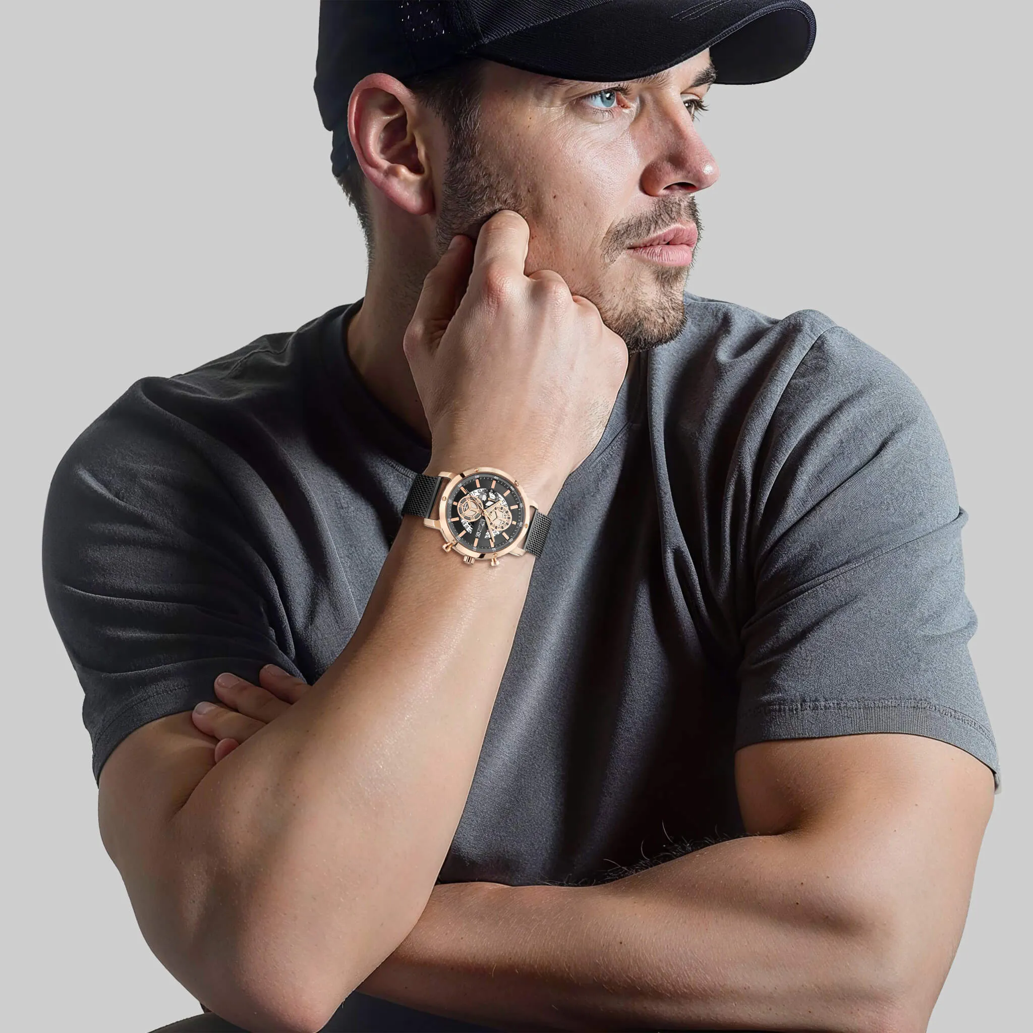 Vanquish Black Men's Watch