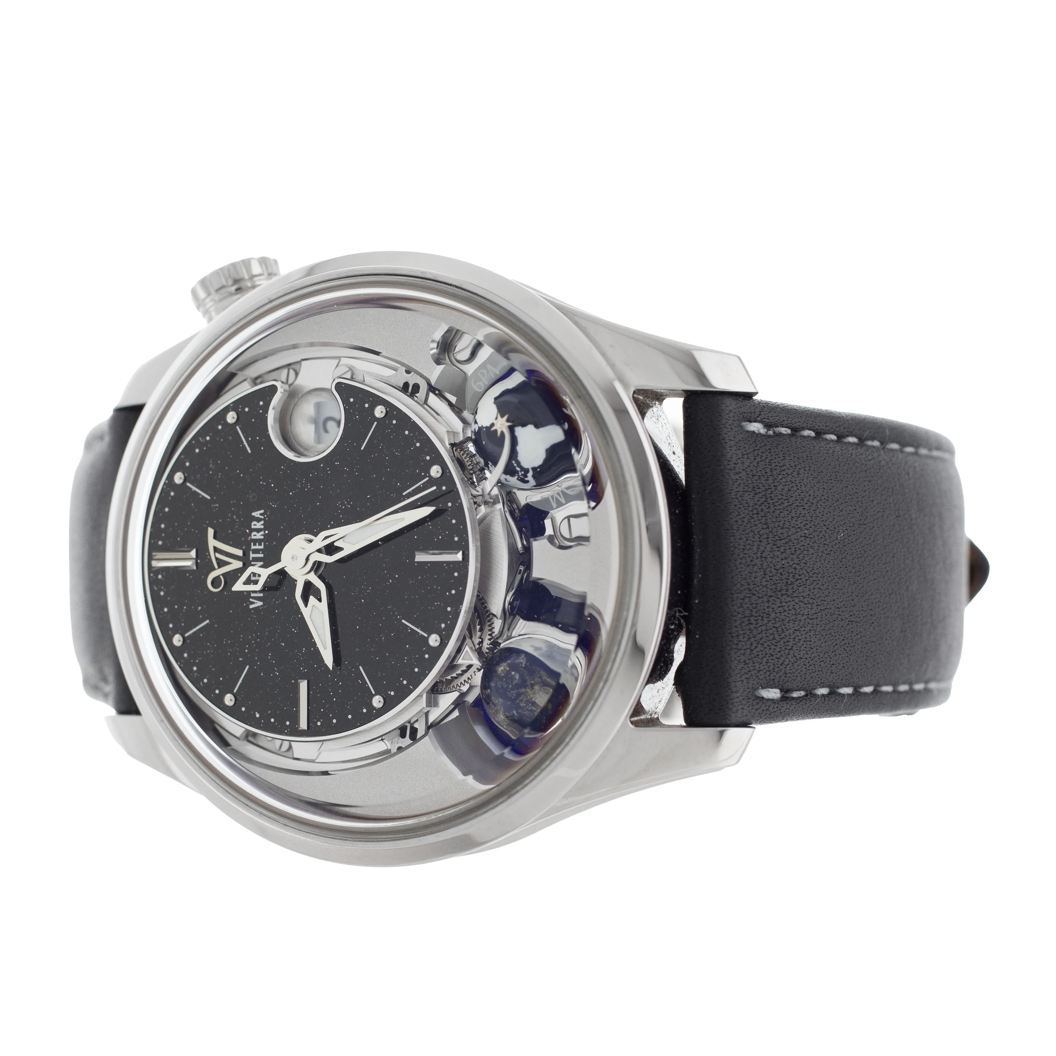 Vicenterra AstroLUNA Classic T1 Aventurine Titanium 41.5mm VT.254.01.21 Full Set