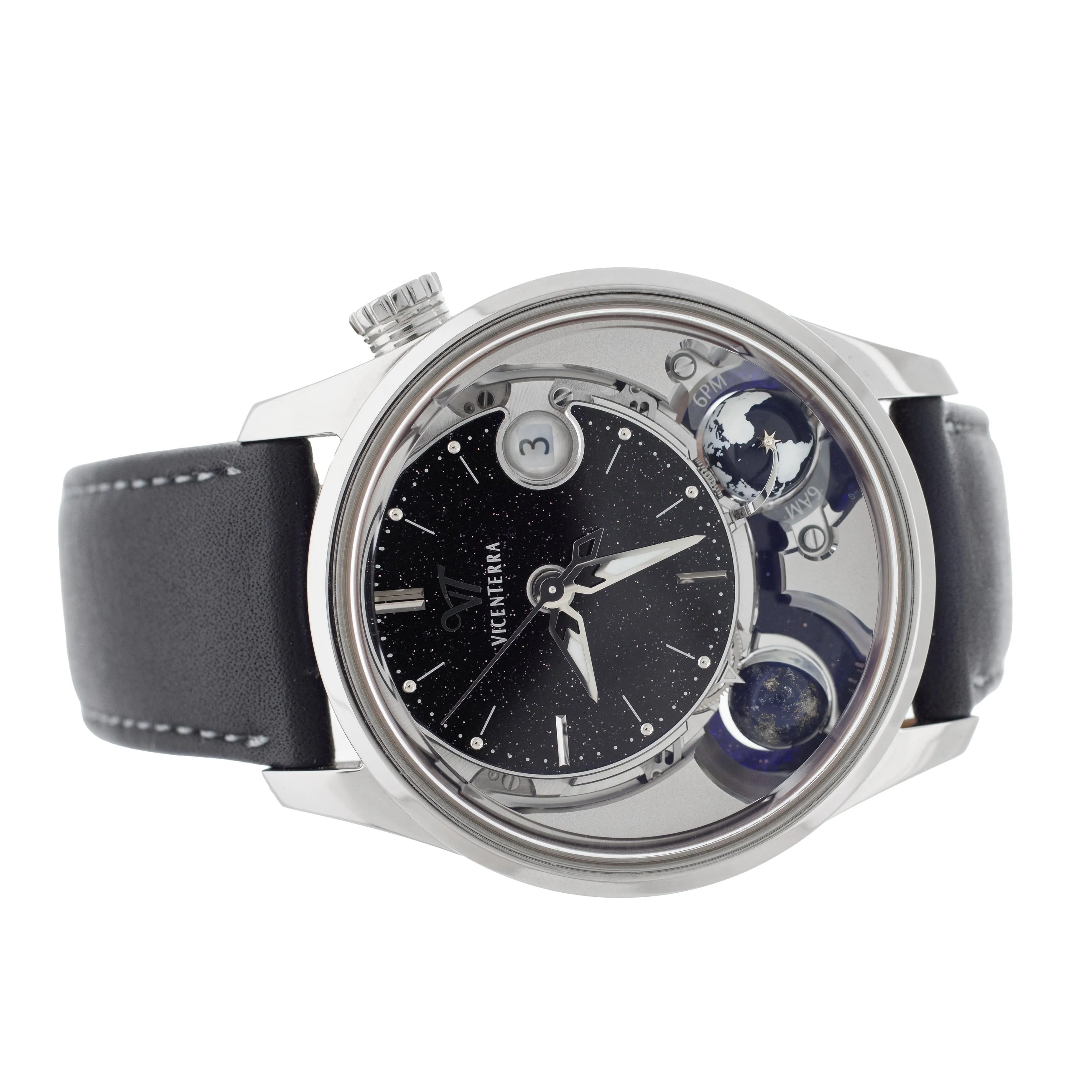 Vicenterra AstroLUNA Classic T1 Aventurine Titanium 41.5mm VT.254.01.21 Full Set