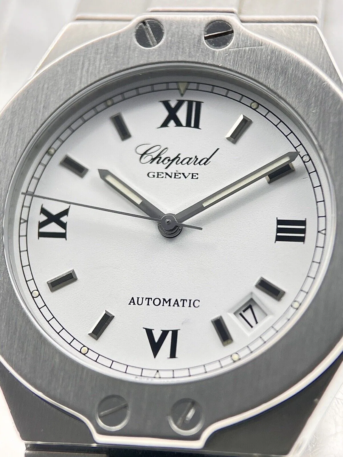 Vintage Chopard St. Moritz Automatic Watch Ref. 8300 W/ Service Card