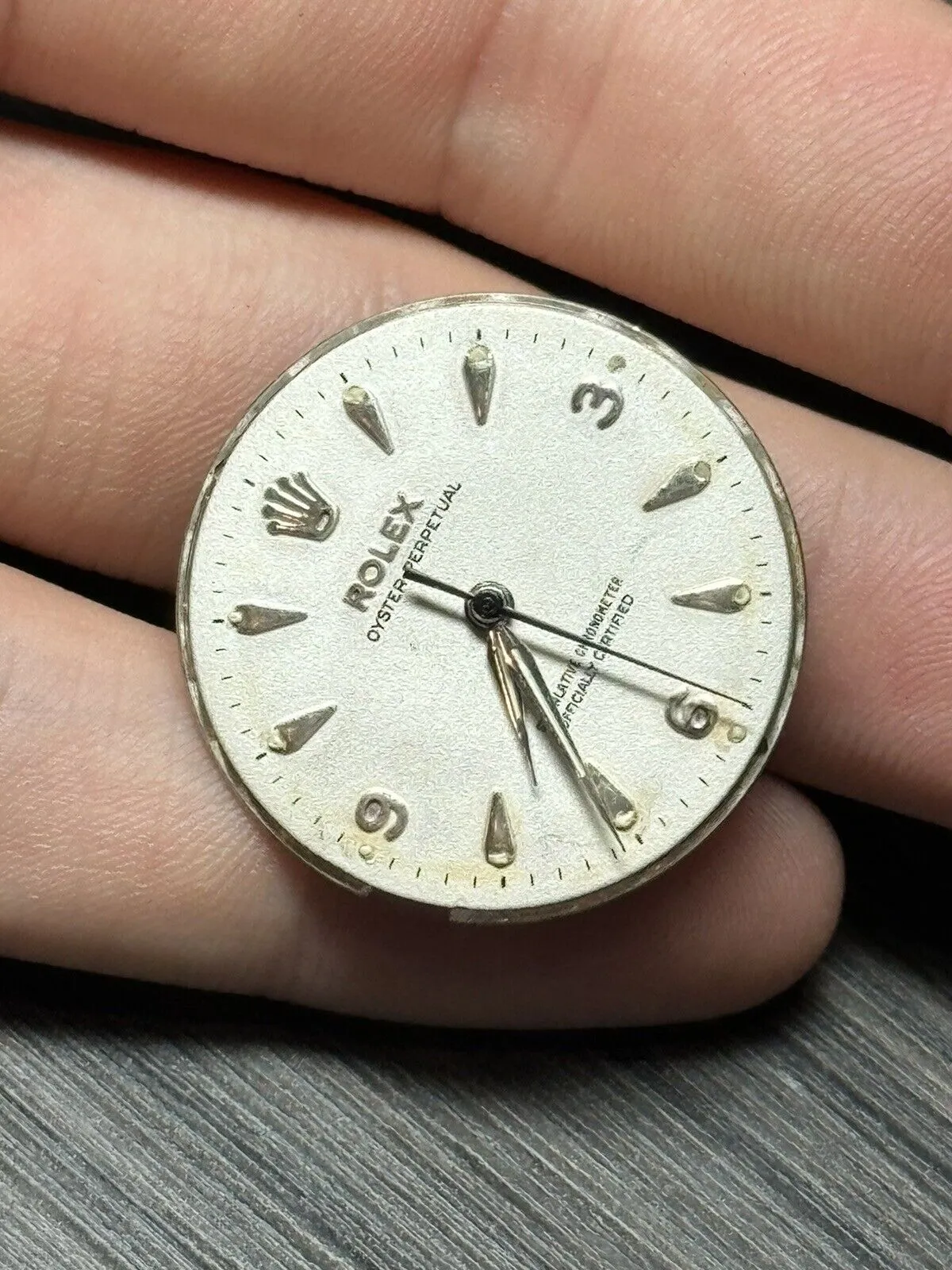 Vintage Rolex Oyster Perpetual Date Automatic Men Wristwatch Movement 1030 Runs