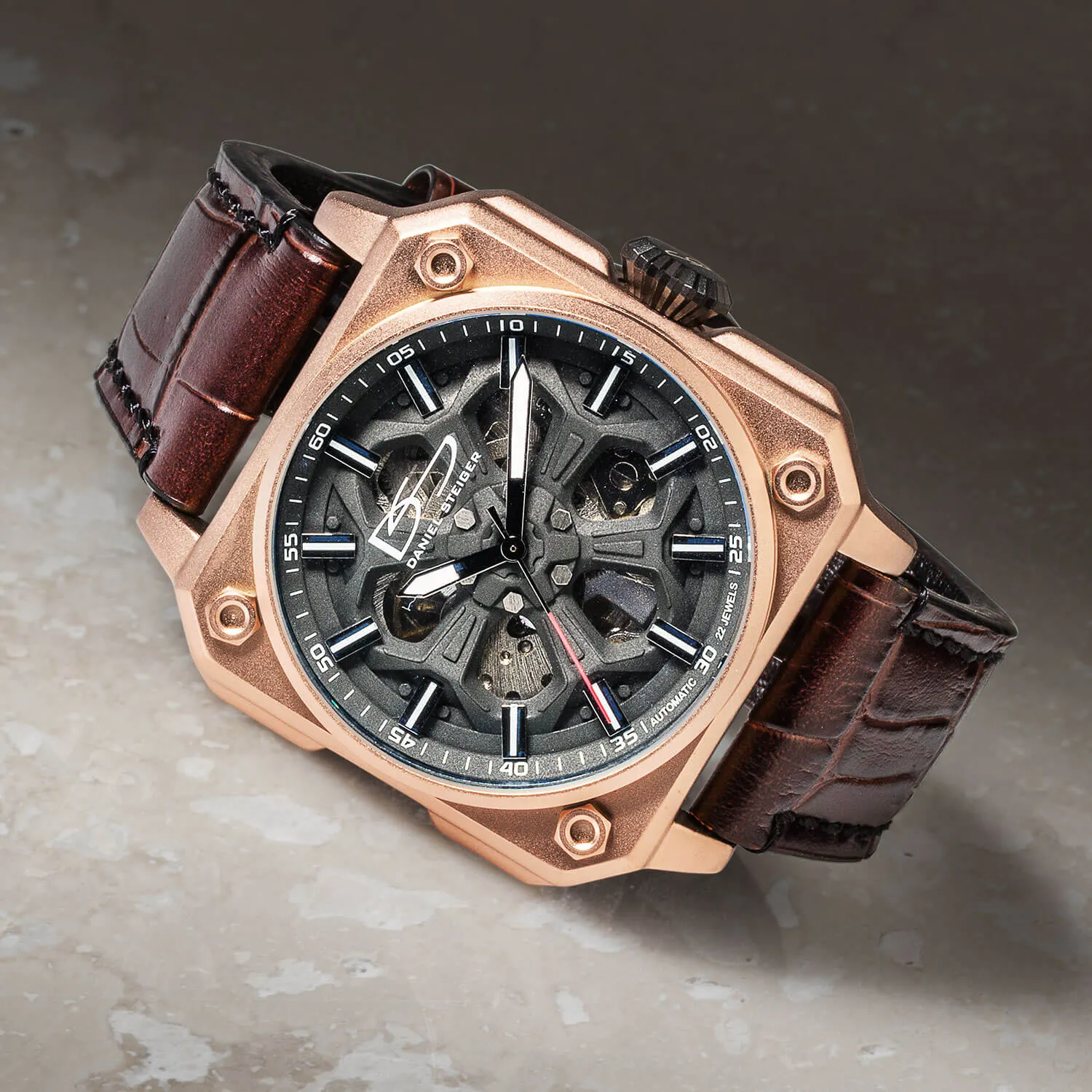 Vortex Rose Gold Men's Watch