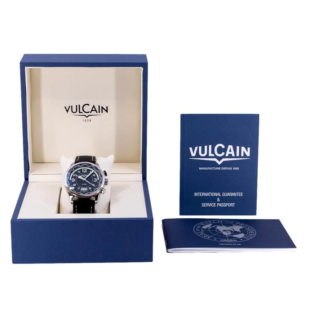 Vulcain Men's 110163A07.BFC102 Montre Aviator Cricket Watch