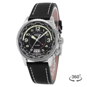 Vulcain Men's 110163A07.BFC102 Montre Aviator Cricket Watch