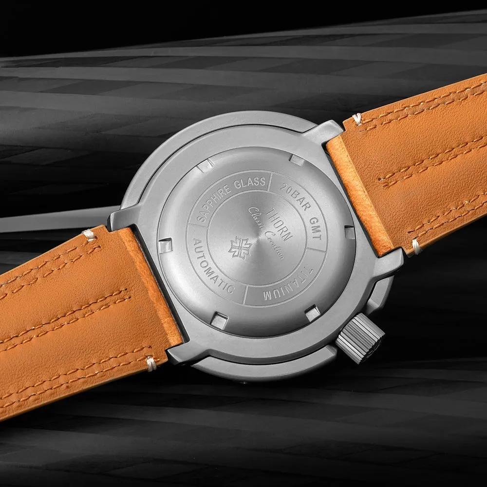 ★Weekly Deals★Thorn T012 Titanium NH34 GMT Diver Watch