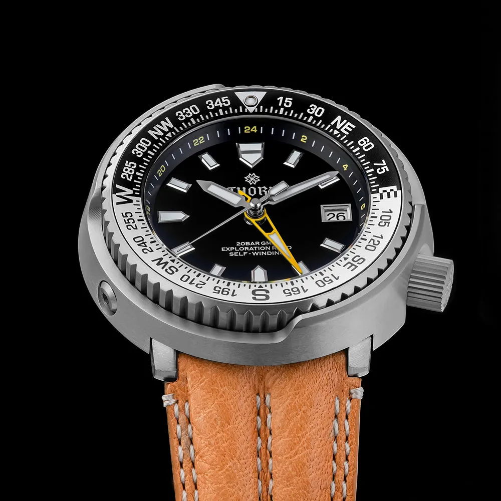 ★Weekly Deals★Thorn T012 Titanium NH34 GMT Diver Watch