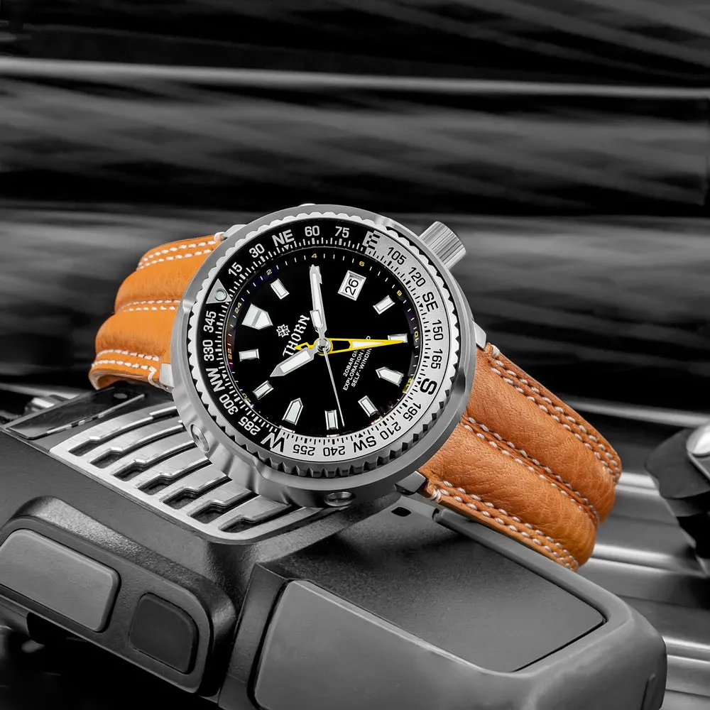 ★Weekly Deals★Thorn T012 Titanium NH34 GMT Diver Watch