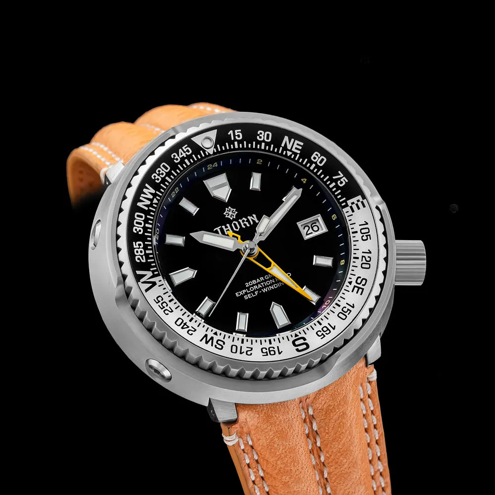 ★Weekly Deals★Thorn T012 Titanium NH34 GMT Diver Watch