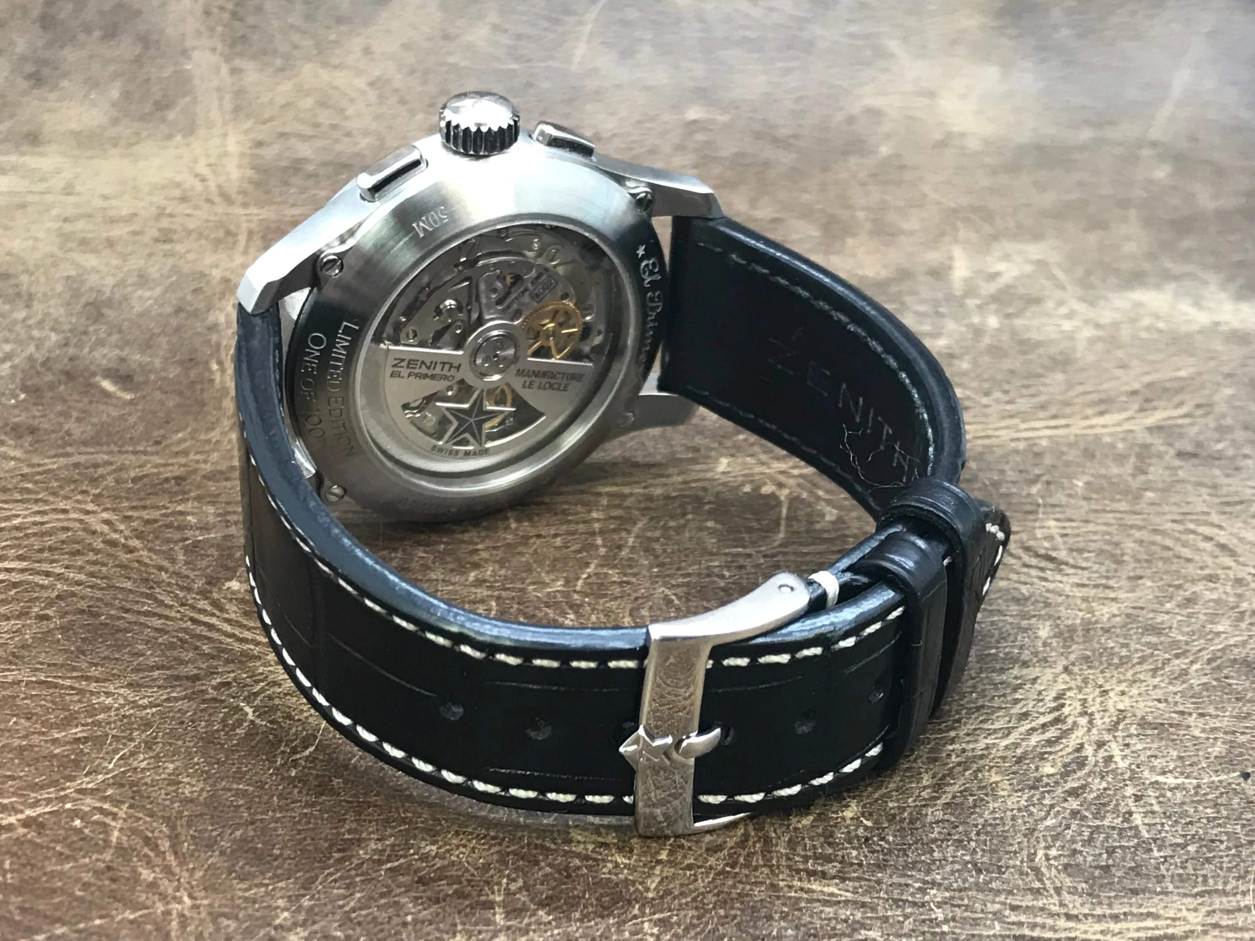 Zenith El Primero Pilot Limited Edition 03.2119.4002 Black Dial Automatic  Watch