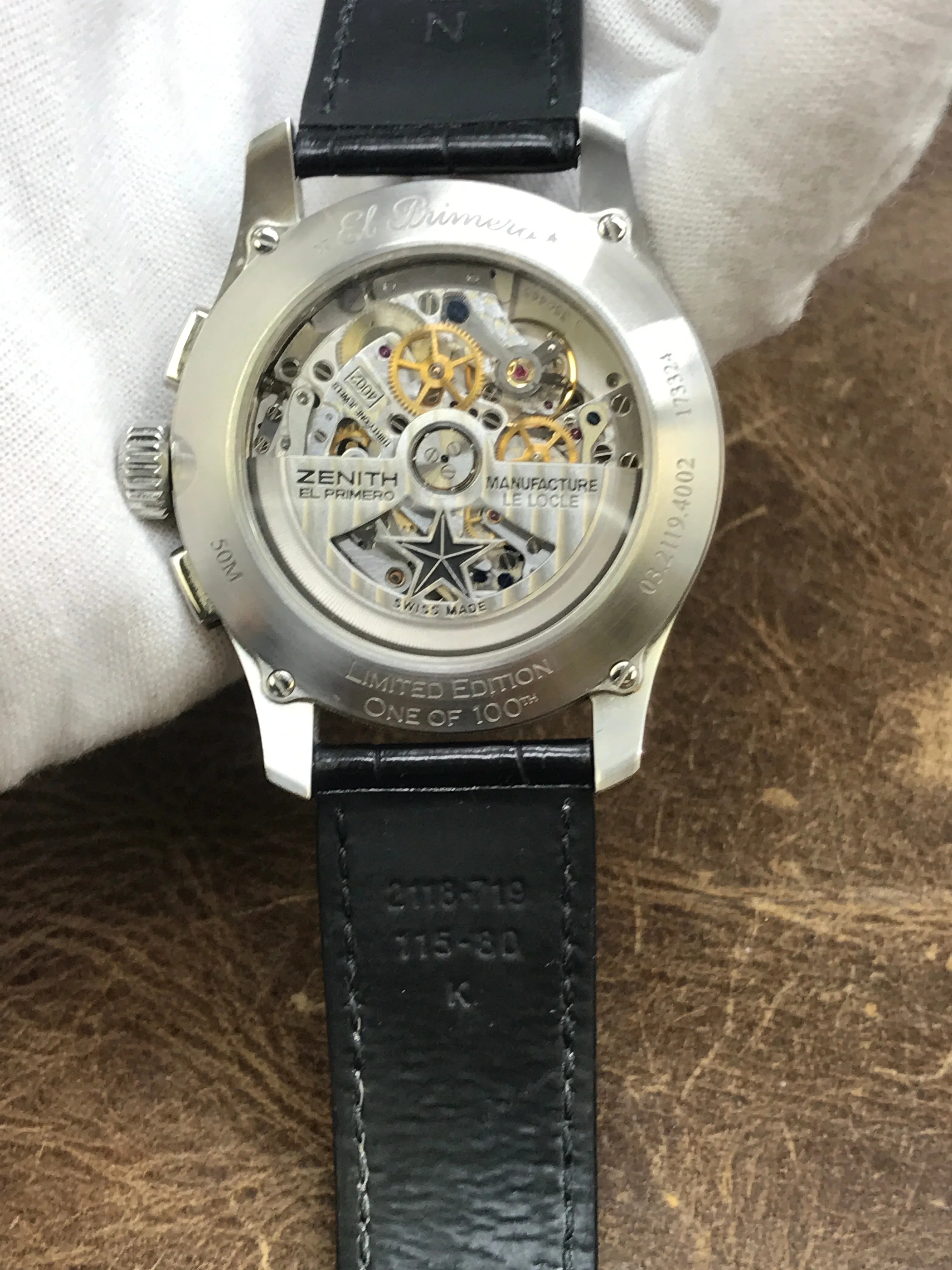 Zenith El Primero Pilot Limited Edition 03.2119.4002 Black Dial Automatic  Watch